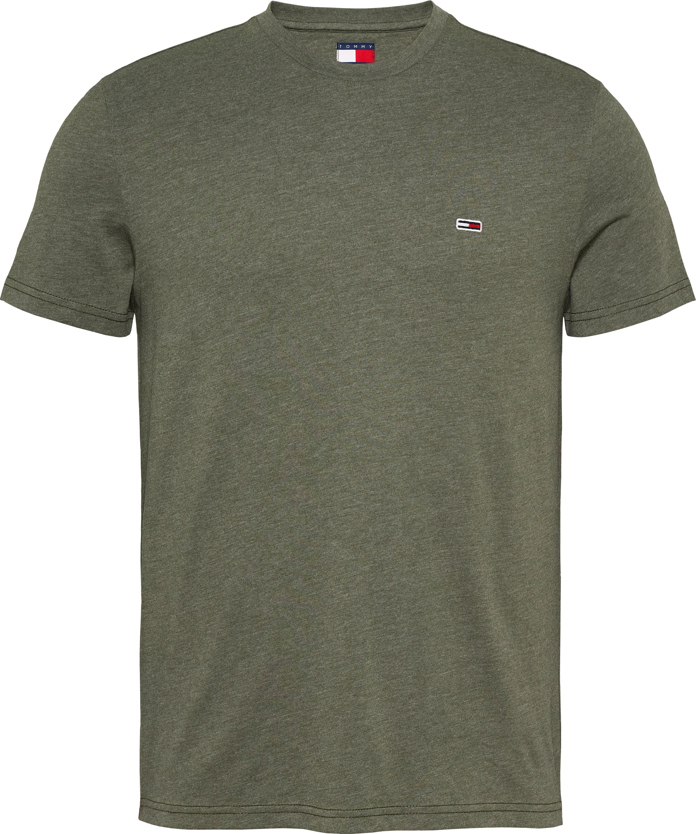 Tommy Jeans T-Shirt »TJM XSLIM JASPE HTR TEE EXT«, Mit Rundhalsausschnitt