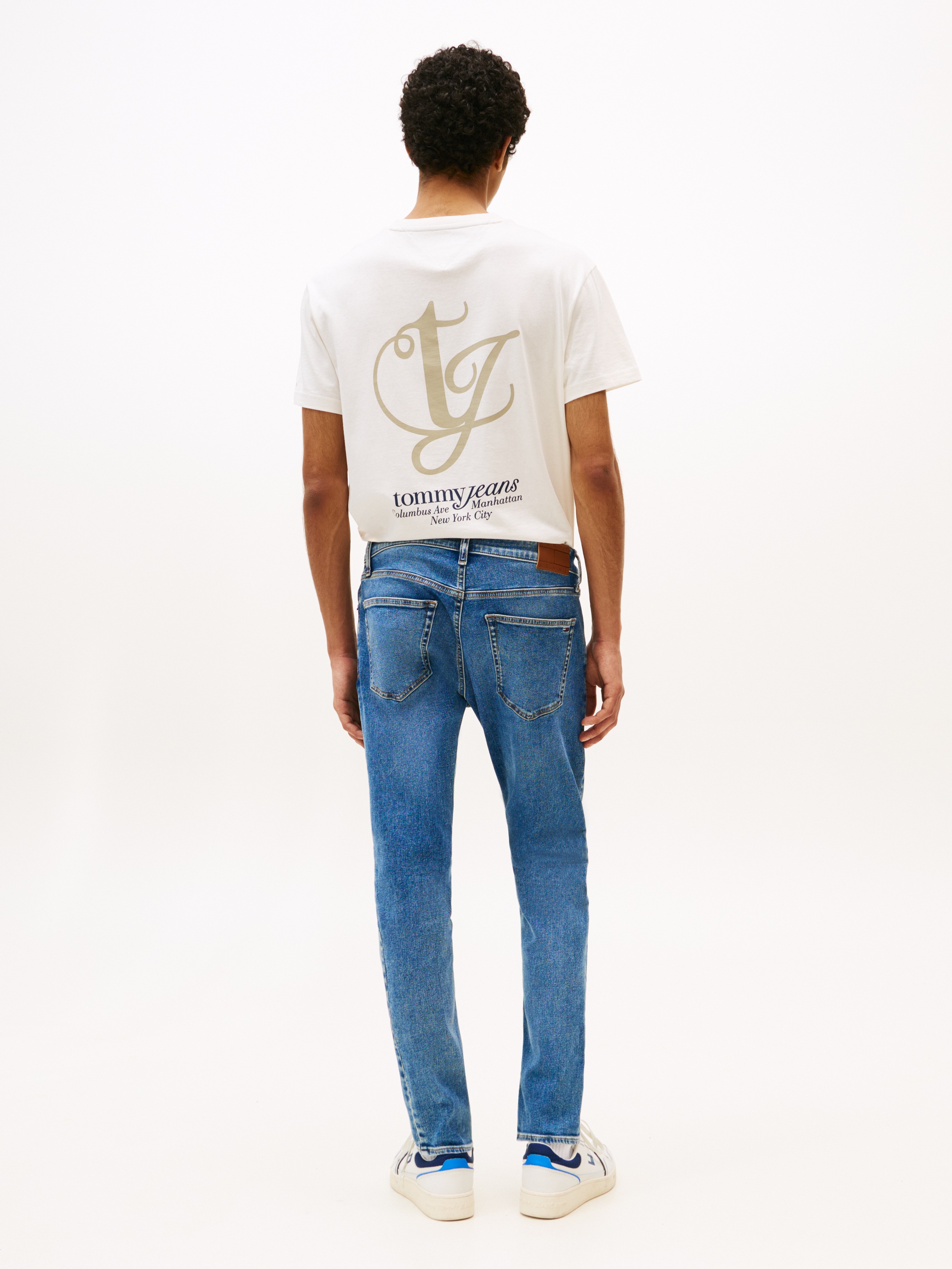 Tommy Jeans Slim-fit-Jeans »Austin Slim Tapered«, zum Knöchel hin schmaler werdende Jeans mit mittlerer Leibhöhe
