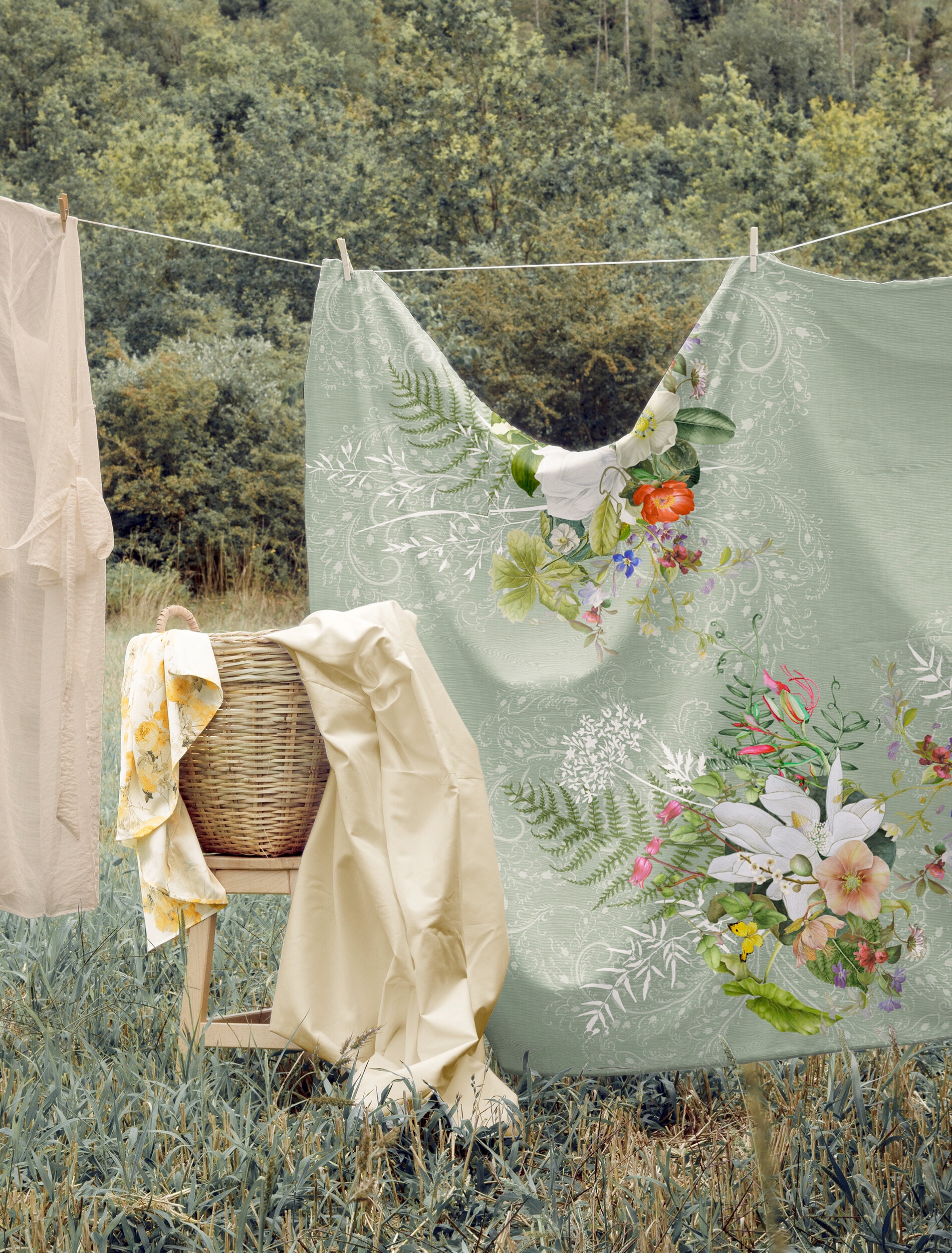 Irisette Bettwäsche »Wave 8711« 2 anschmiegsam und atmungsaktiv, Ganzjahresqualität