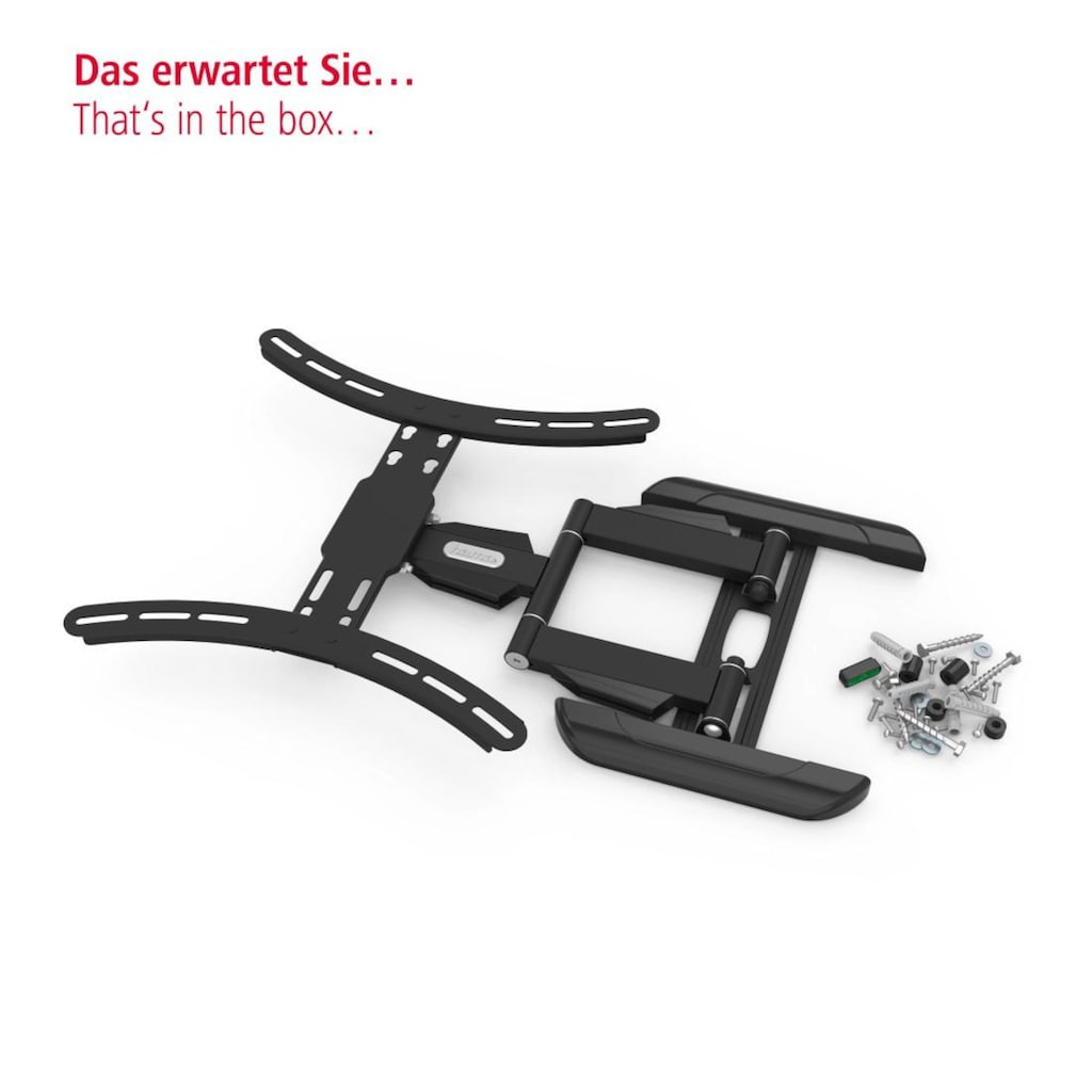 Hama TV-Wandhalterung »schwenkbar, vollbeweglich, 81 - 165 cm (32"- 65"), 43", 50", 55"«, bis 165 cm Zoll