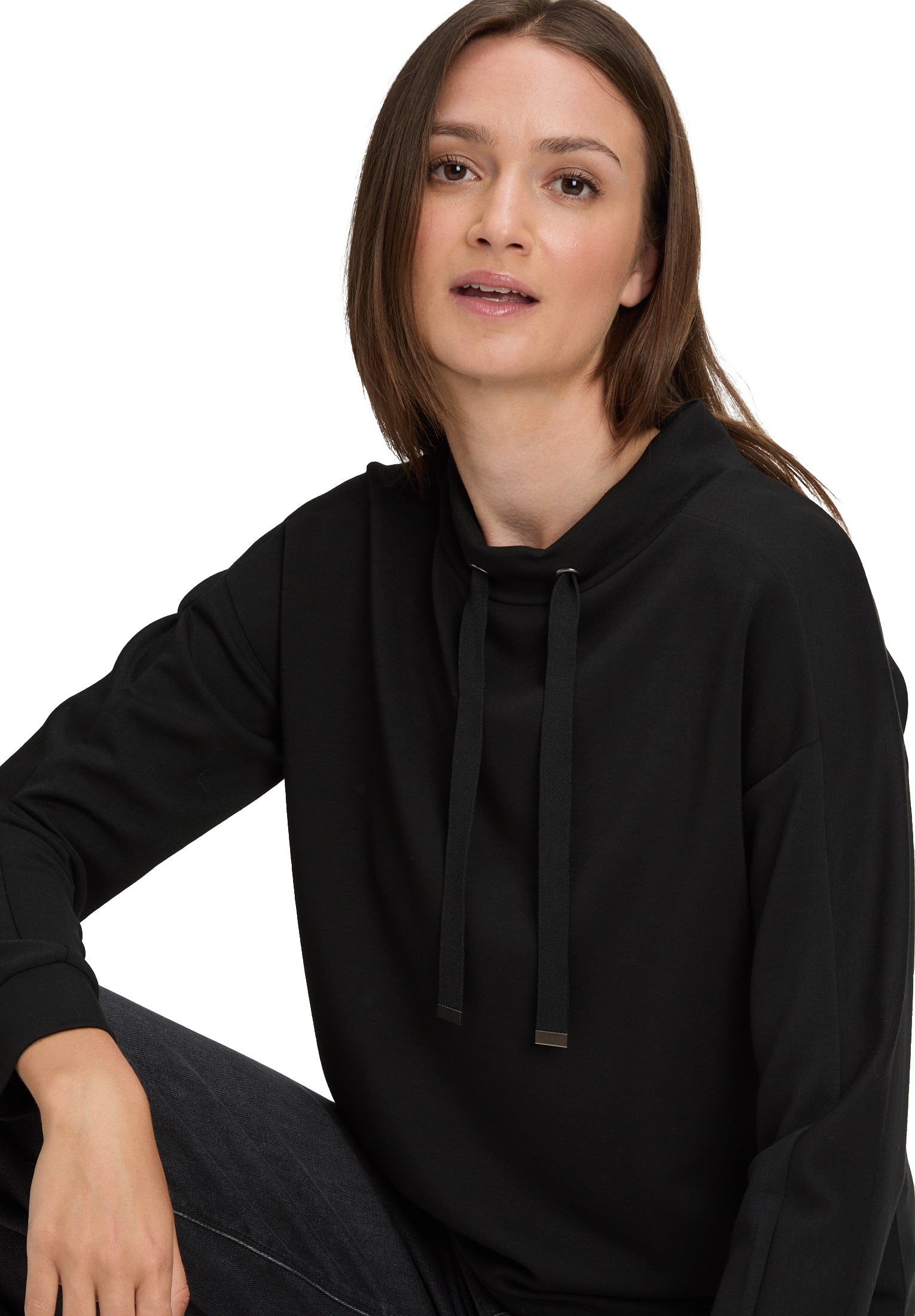 Betty&Co Sweatshirt »Sweatshirt mit Stehkragen«
