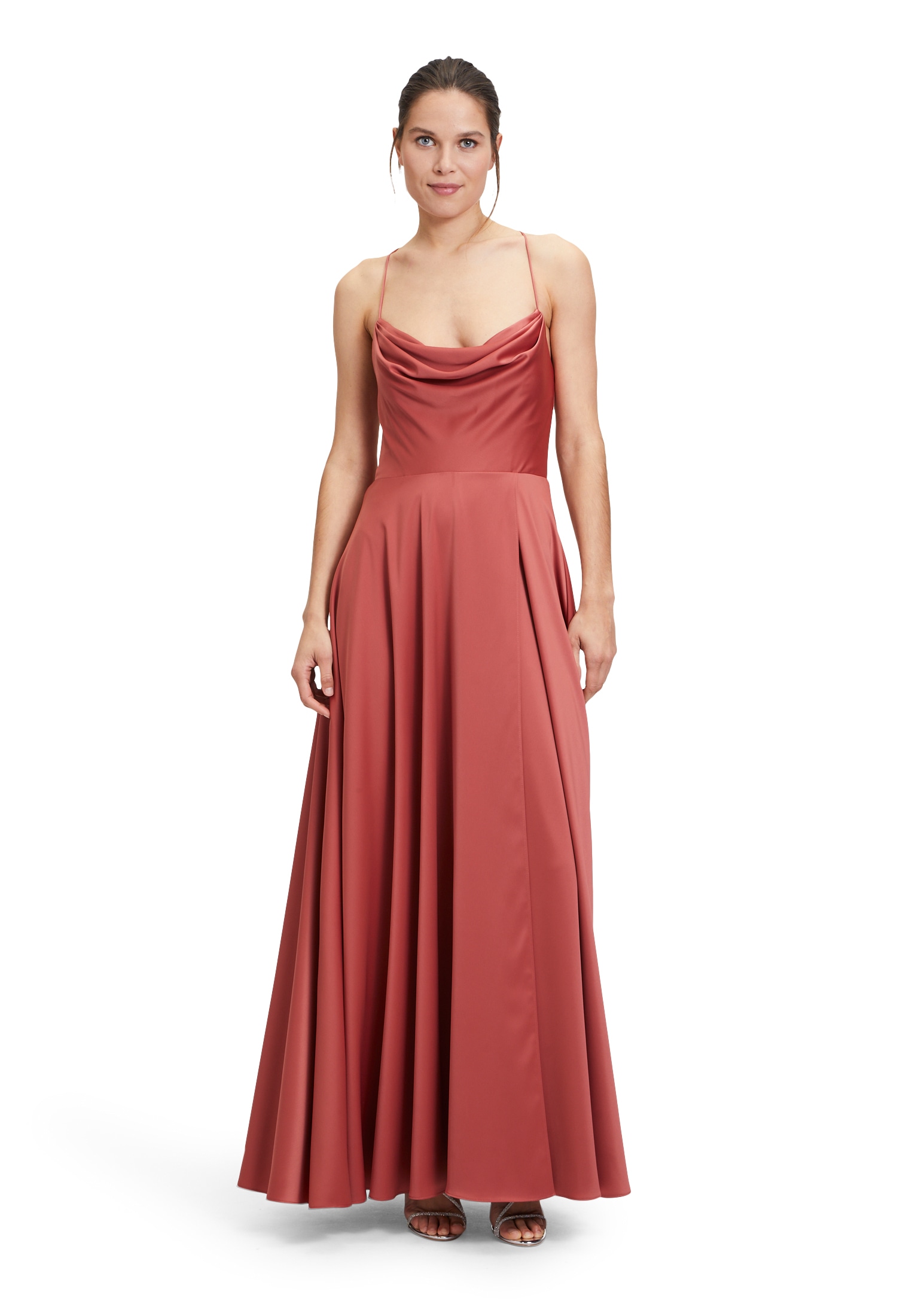 Vera Mont Abendkleid »Abendkleid mit Wasserfallausschnitt«