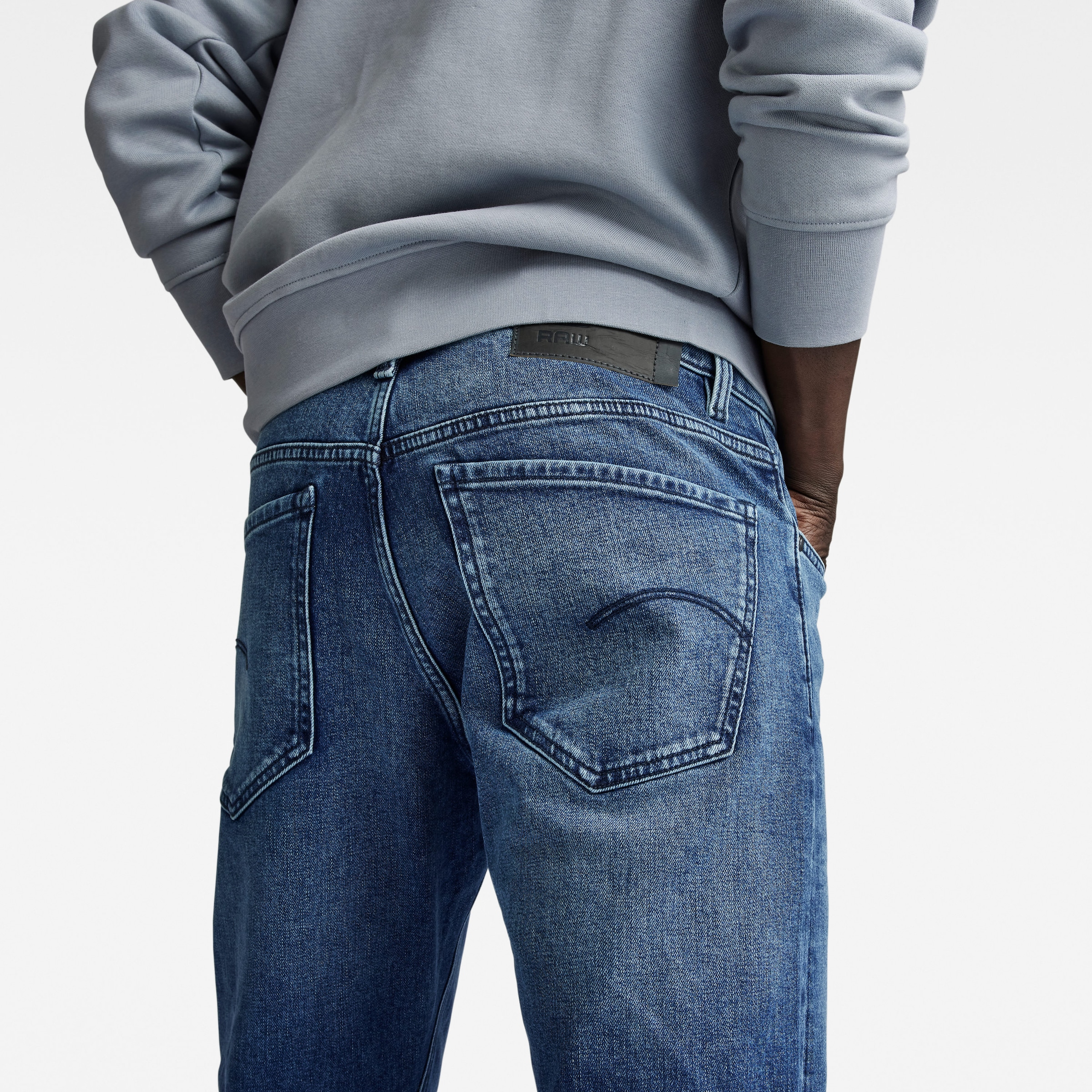 G-STAR Straight-Jeans »Mosa Straight«, mit hellen Nähten