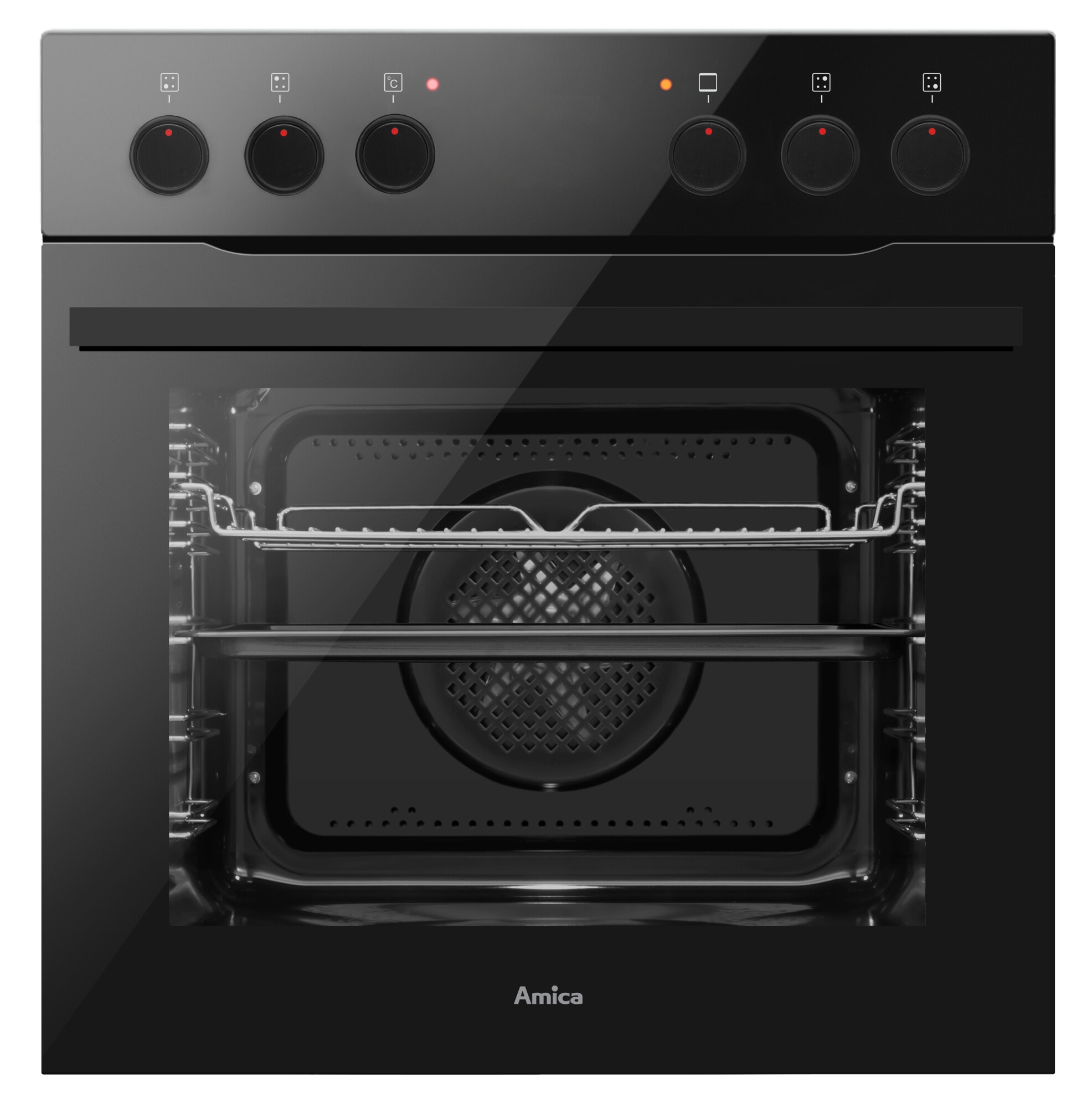 Amica Elektro-Herd-Set Fusion Design »EHCX 933 000 S« mit Teleskopauszug nachrüstbar Steam Clean Set, 1 Stk. tlg. Zuverlässiger Kochkomfort für den täglichen Küchenalltag