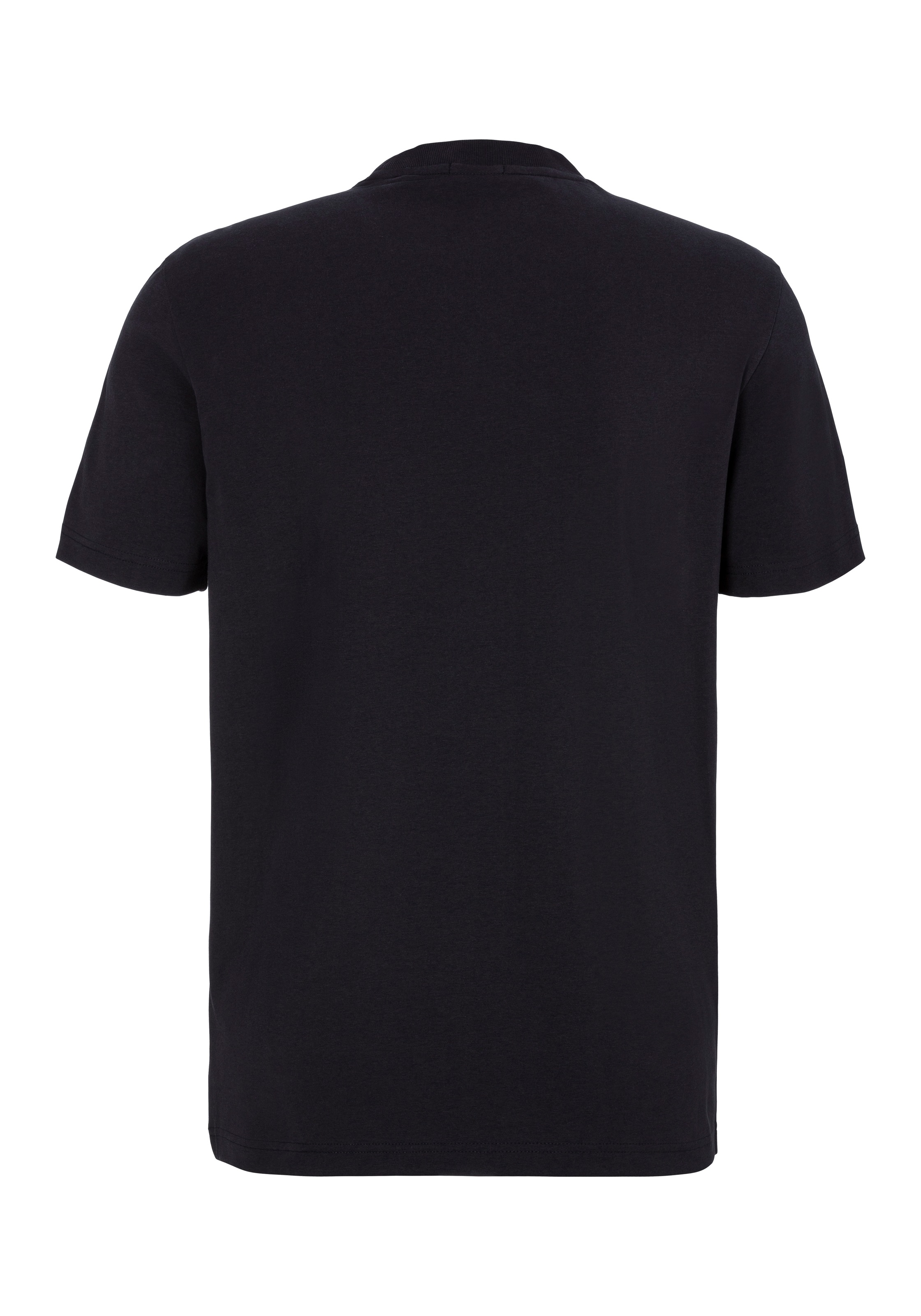 BOSS GREEN Rundhalsshirt »Tee«, mit gummiertem Kontrast-Logo