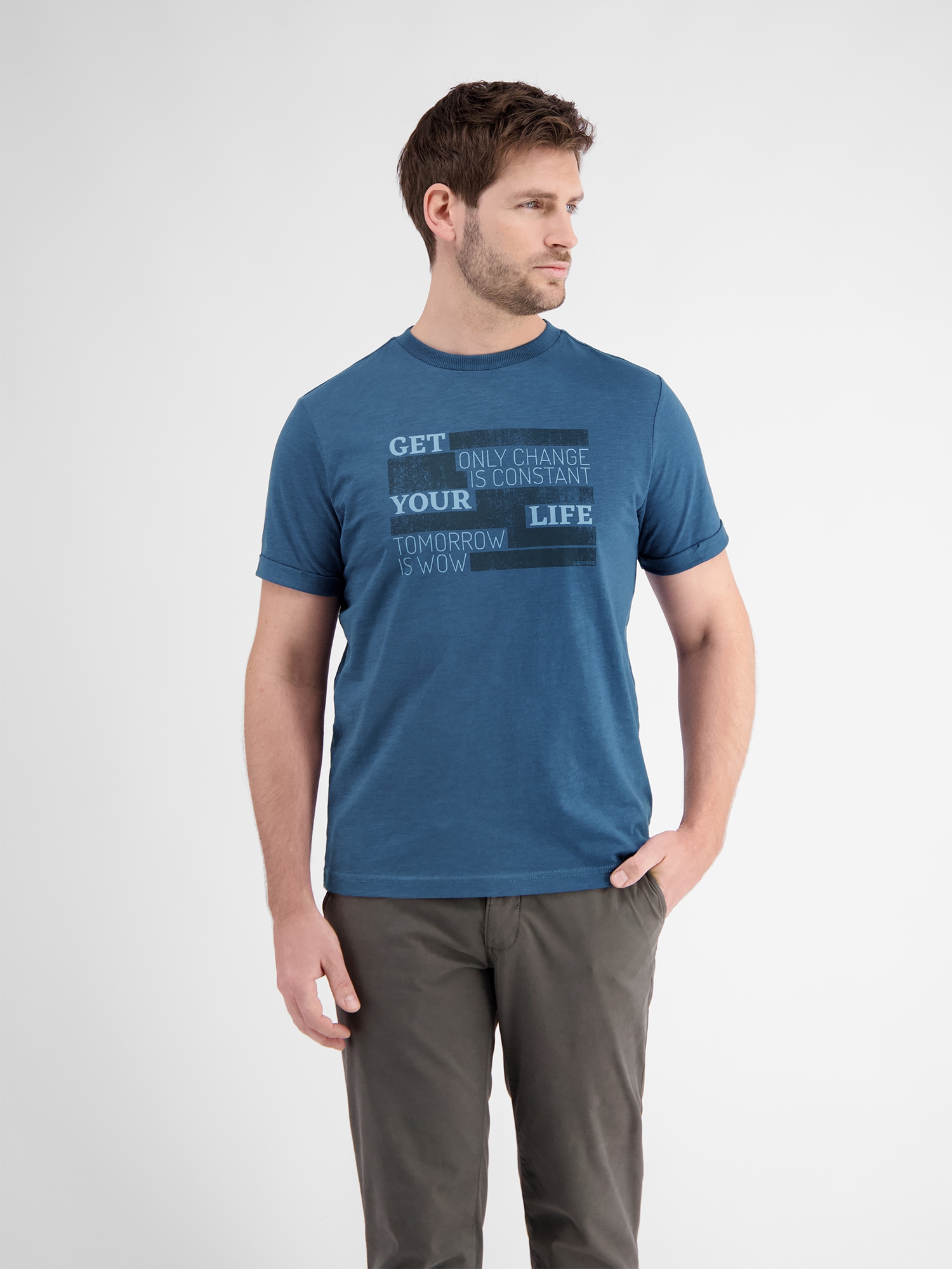 LERROS T-Shirt »LERROS T-Shirt mit modischem Print«