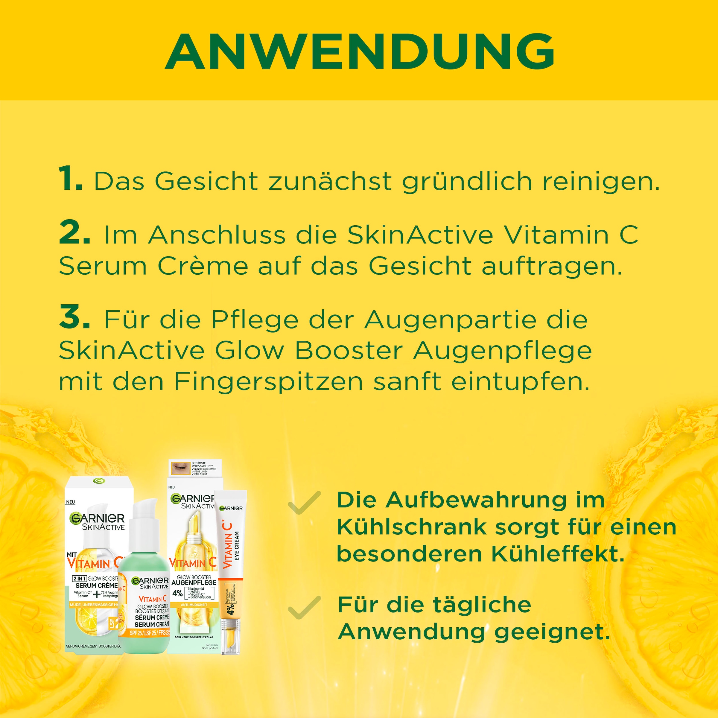 GARNIER Gesichtspflege-Set »Vitamin C Set«, Glow UNIVERSAL tlg.) 2 bei (Set, Booster online