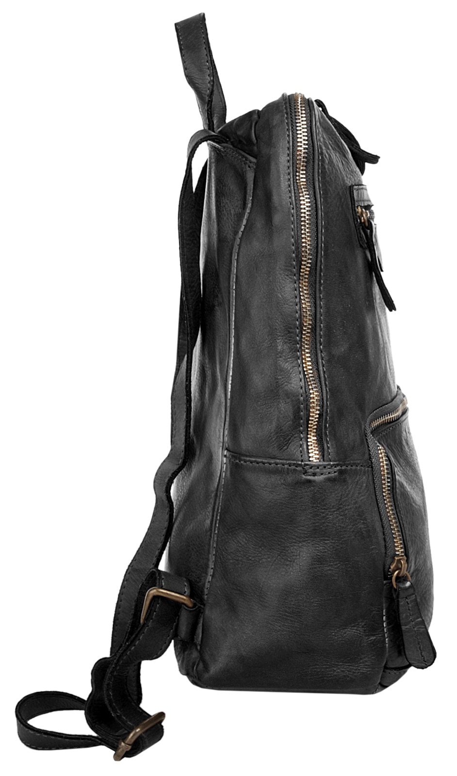 Samantha Look Cityrucksack, echt Leder, Made in Italy