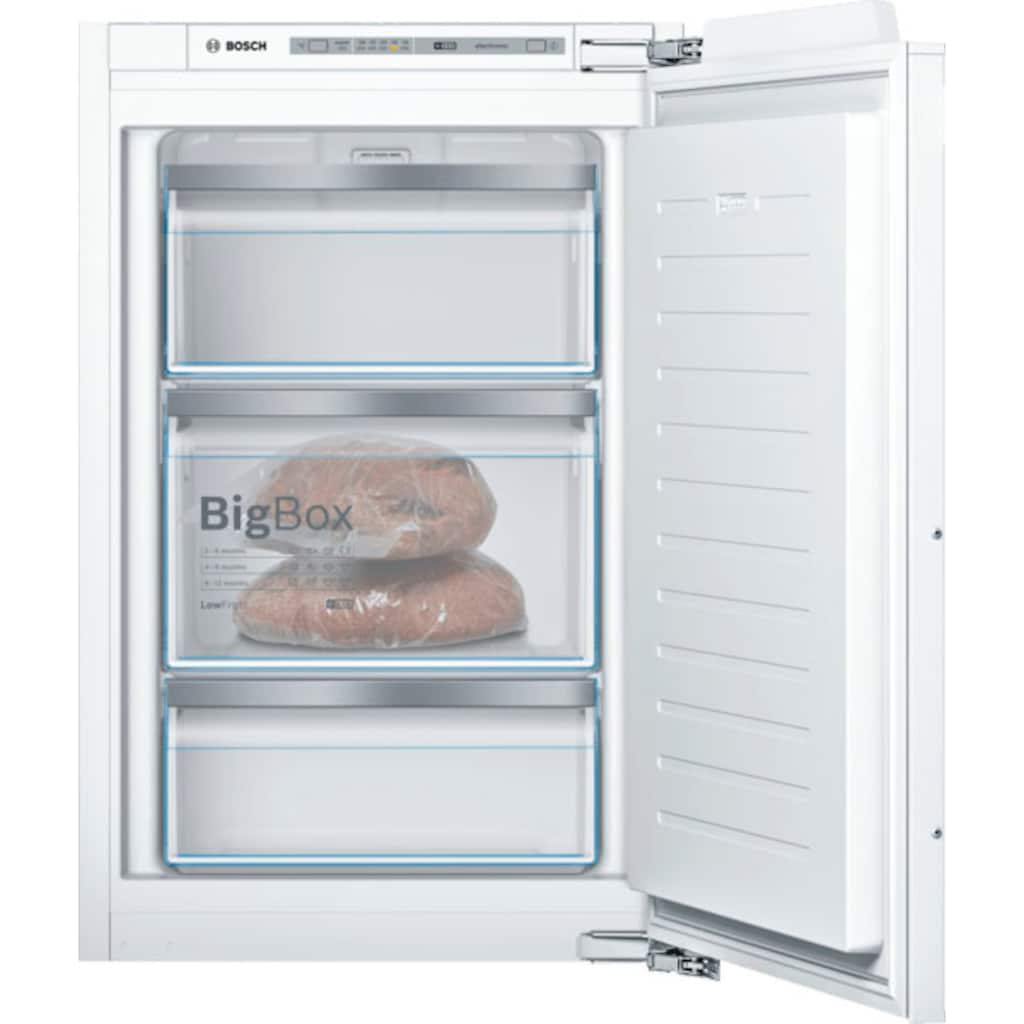 BOSCH Einbaugefrierschrank »GIV21AFE0«, 6, 87,4 cm hoch, 55,8 cm breit