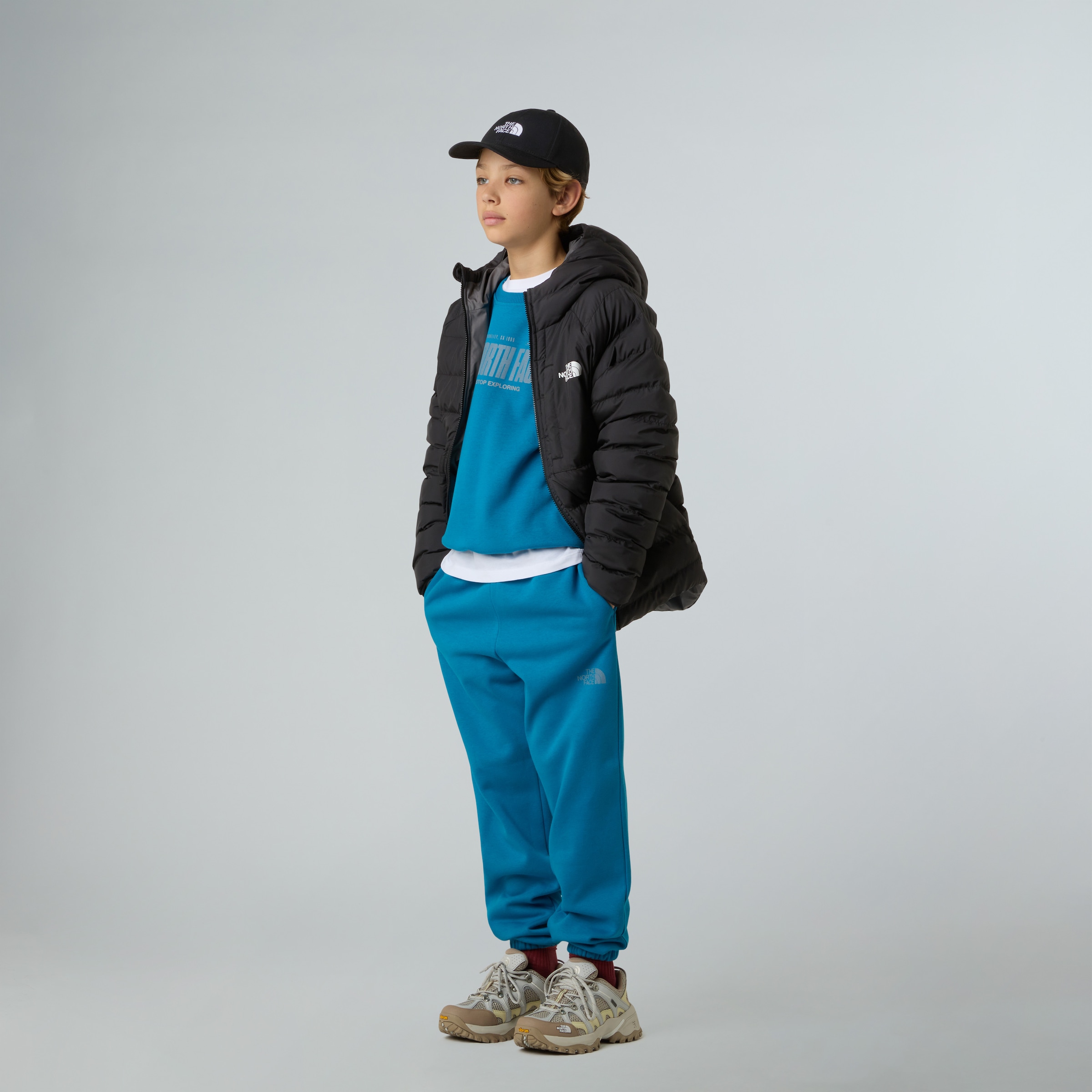 The North Face Steppjacke mit offenen Taschen, mit synthetischer Isolierung, aus Polyester