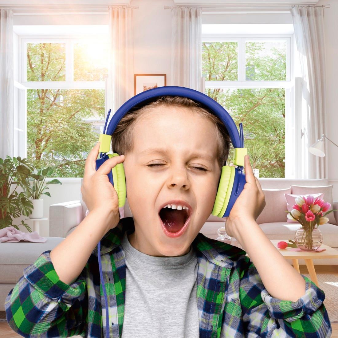 Thomson On-Ear-Kopfhörer »Kinderkopfhörer möglich Jahre On-Ear, mit ➥ leicht«, auf Kabel Lautstärkebegrenzung XXL 85dB größenverstellbar 3 zusammenfaltbar, weiterer | UNIVERSAL Garantie Kopfhöreranschluss