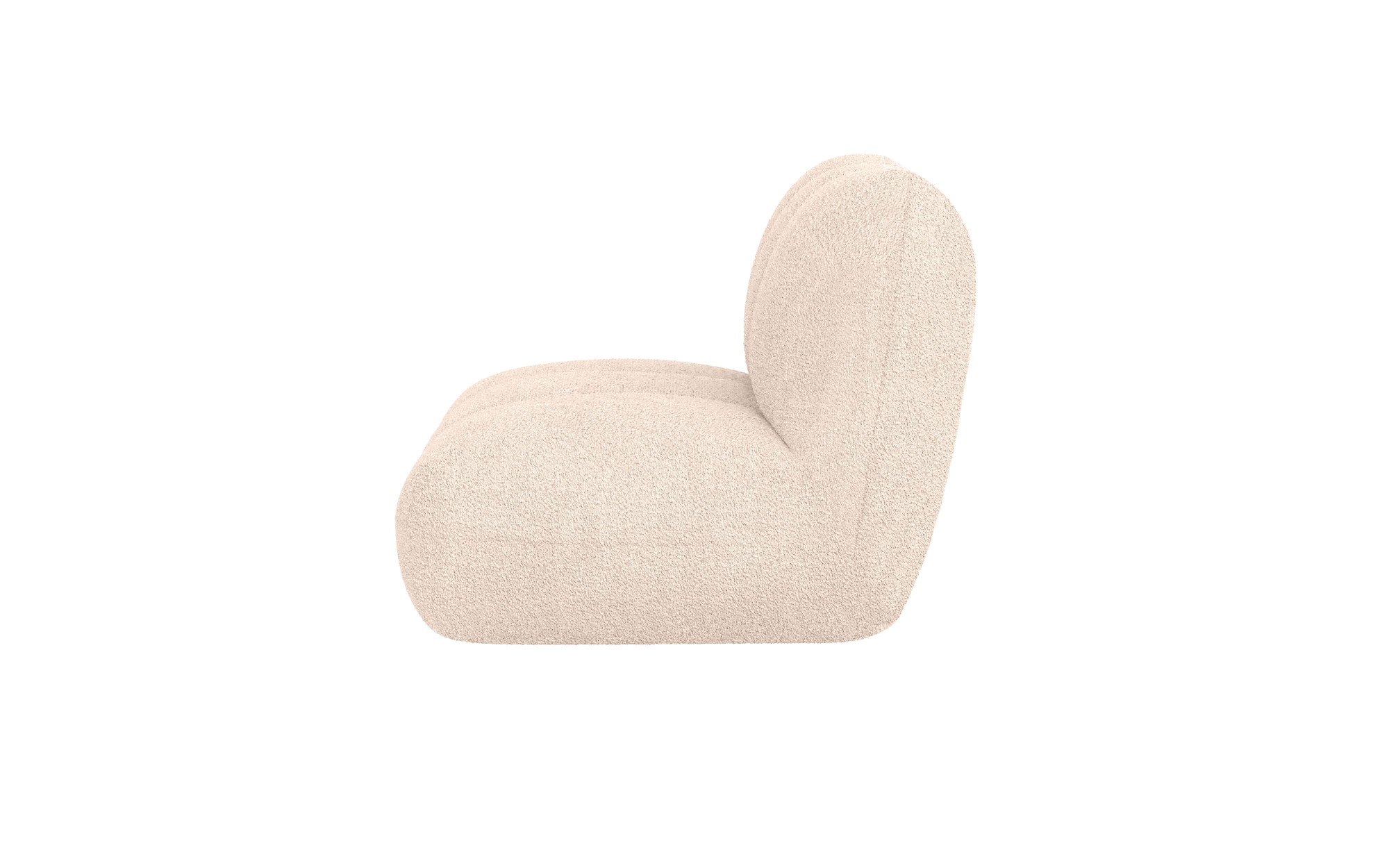 LeGer Home by Lena Gercke Sessel »Priya Loungesessel, moderne Steppung, auch in Bouclé«, perfektes Einzelstück, gemütlich und modern, B/T/H: 90/106/84 cm