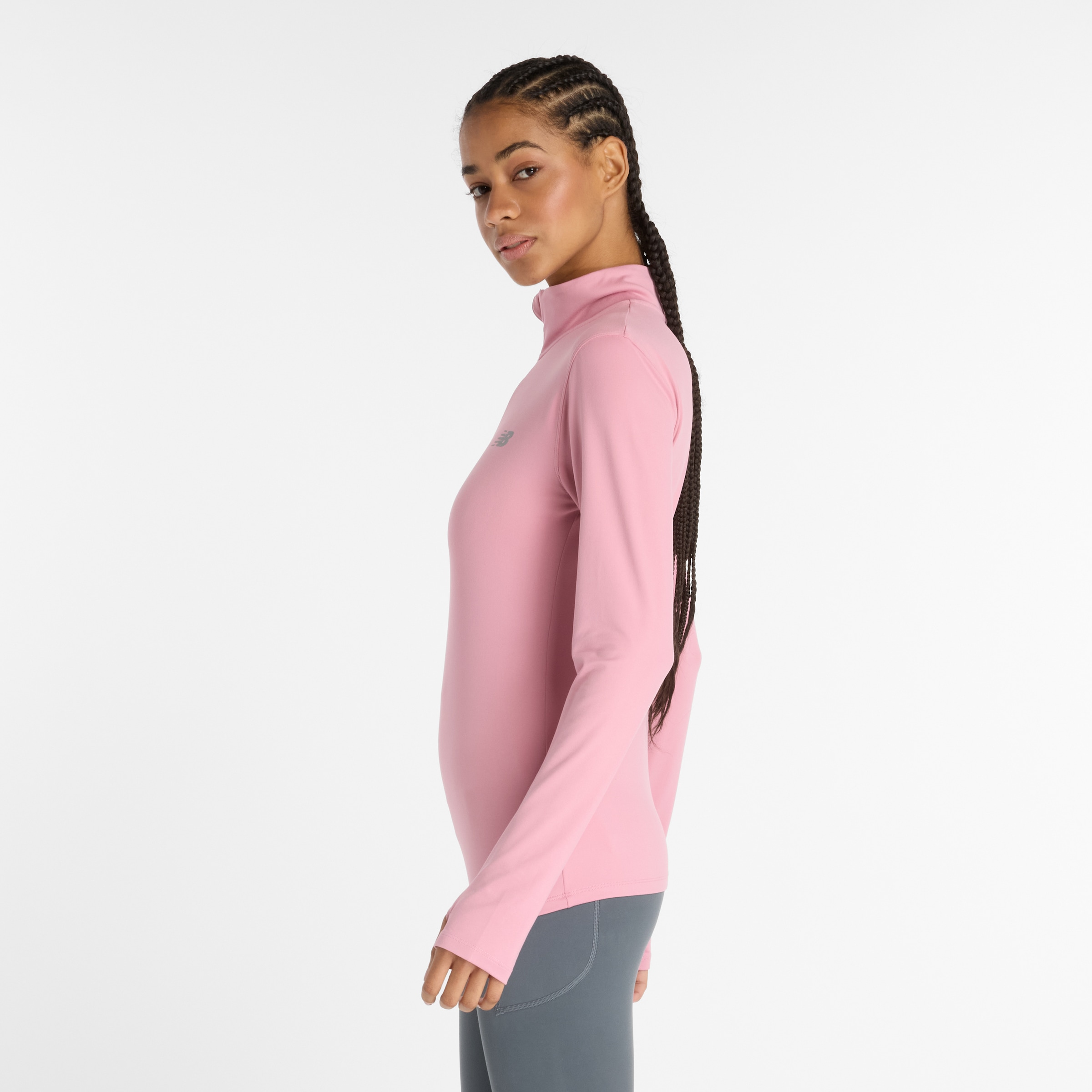 New Balance Laufshirt »Sport Essentials Space Dye Quarter Zip«