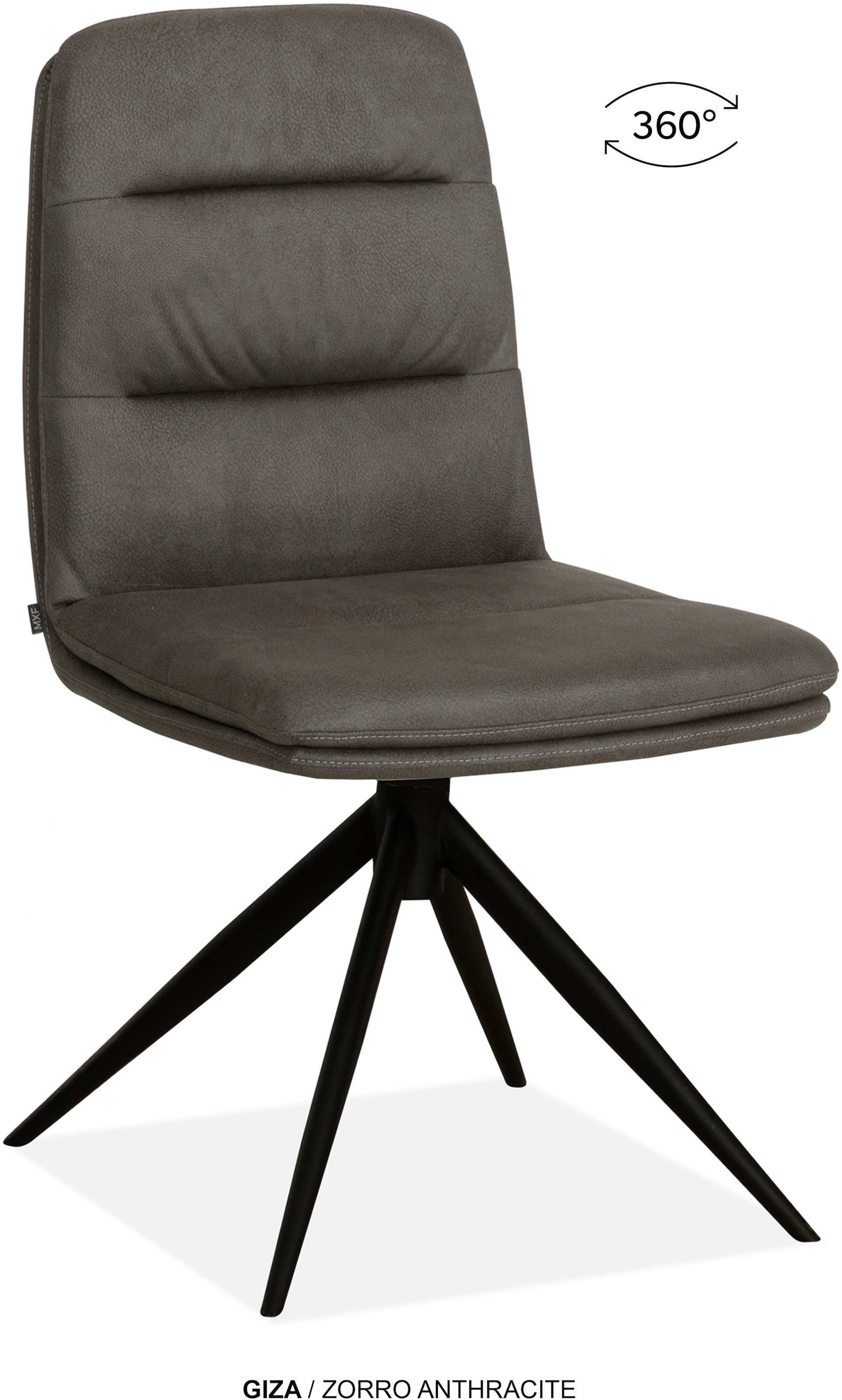 OMG Design Esszimmerstuhl »Giza« (Set) 1 Stk.Drehstuhl mit auto-return, pflegeleichter Bezug