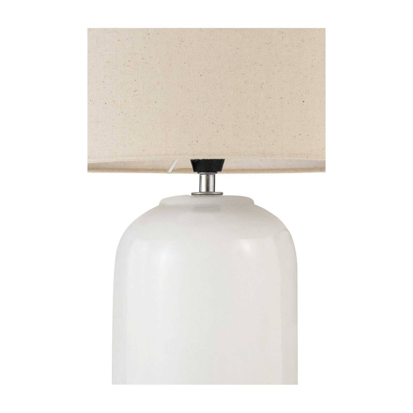 Pauleen Tischleuchte »Glowing Soul max20W Weiß/Beige 230V Stoff/Keramik«, 1 flammig, Leuchtmittel E14 | ohne Leuchtmittel, E14
