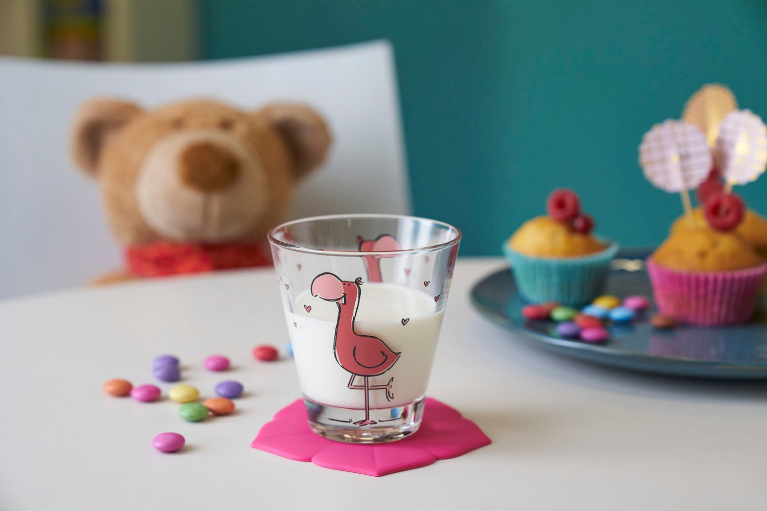 LEONARDO Kinderbecher »BAMBINI  Flamingo« 215 ml, 6-teilig