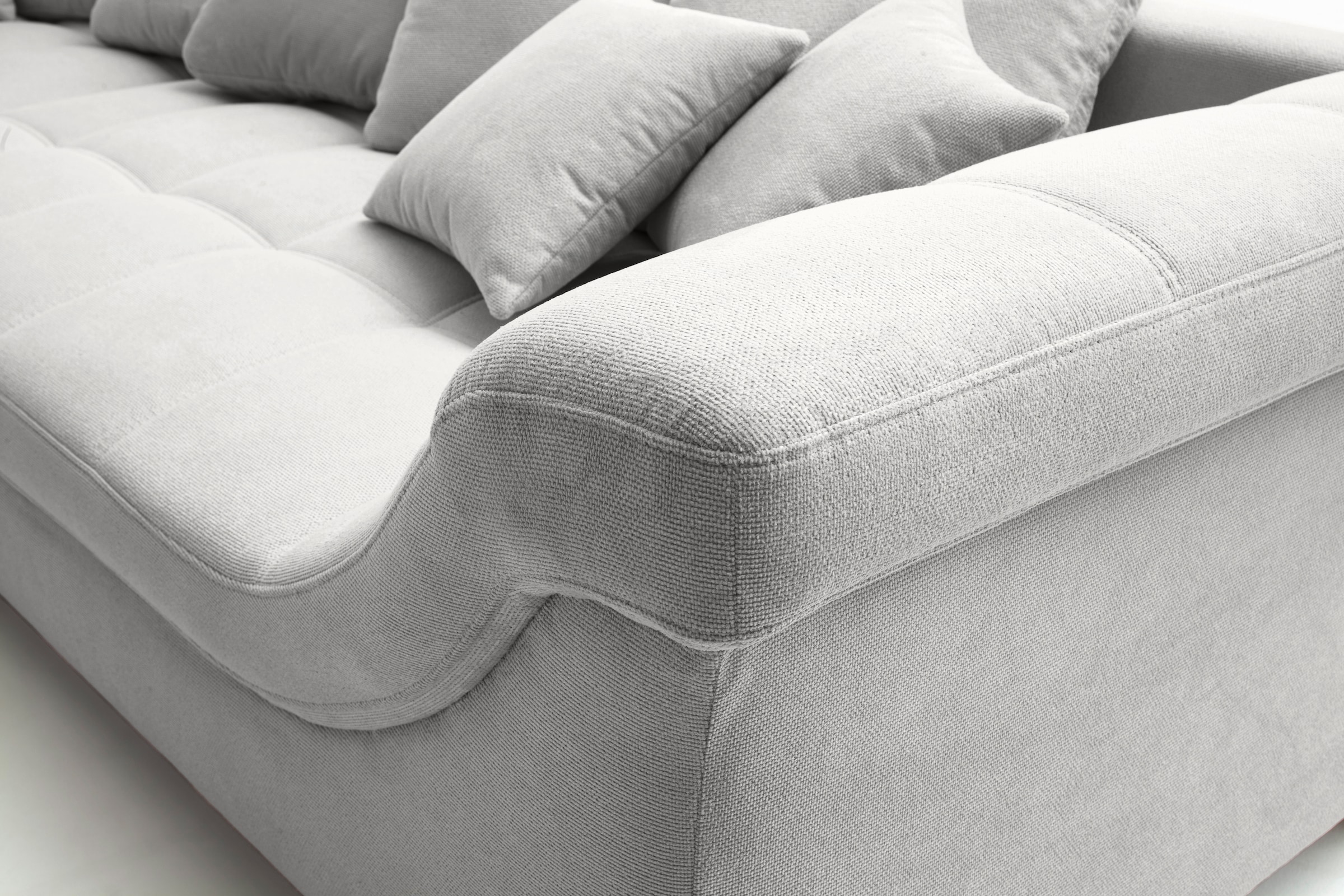 Mr. Couch Ecksofa »Bologna, L-Form, mit Holzfüßen«, wahlweise mit Kaltschaum