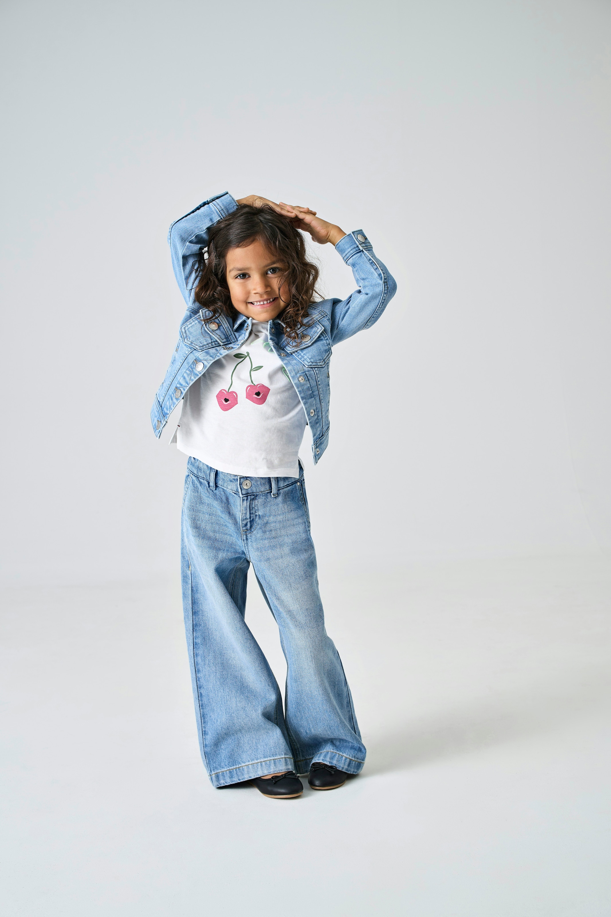 KIDS ONLY Jeansjacke »KMGSARA LIGHT BLUE DNM JACKET NOOS« ohne Kapuze