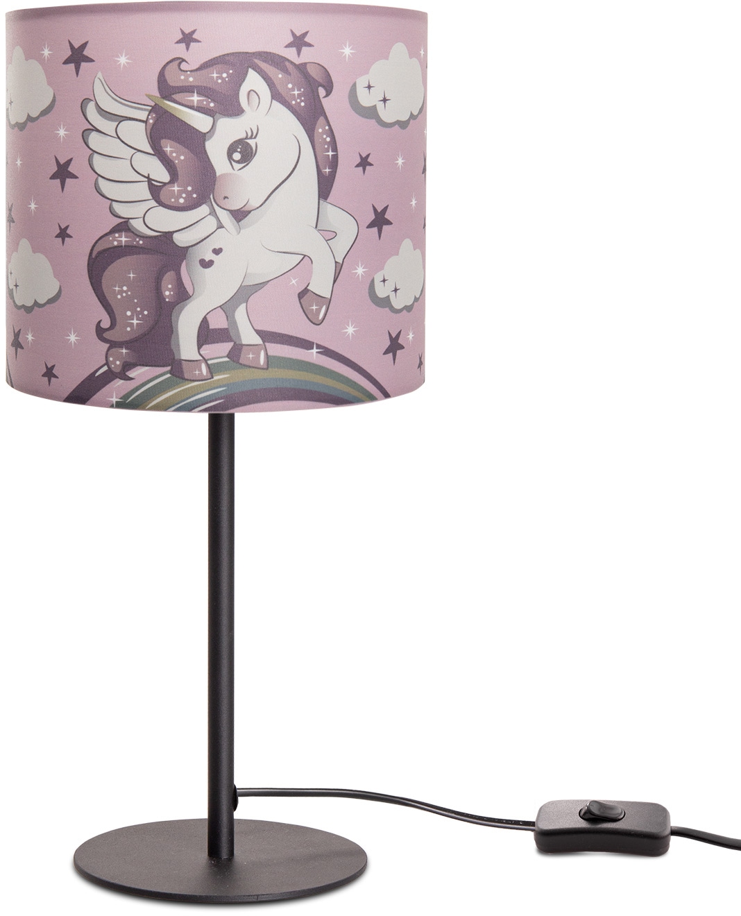 Paco Home Tischleuchte »Cosmo Garantie Lampe, kaufen XXL Tischleuchte online Mädchen E14 Kinderlampe mit LED Jahren Kinderzimmer, 1 flammig-flammig, | Einhorn 213«, 3
