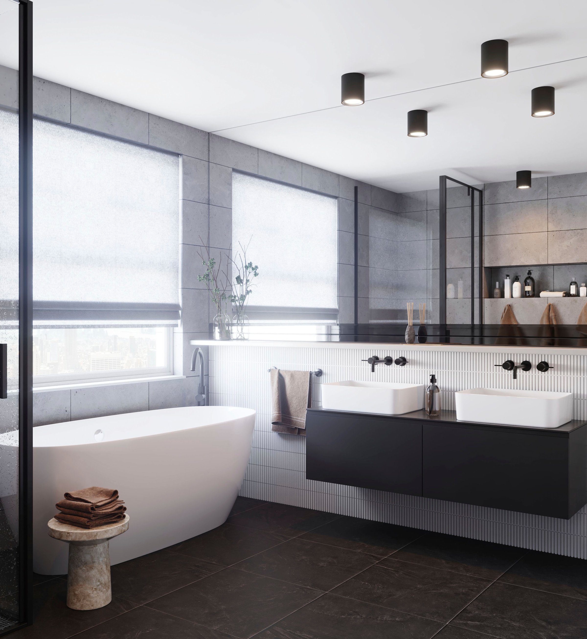 Nordlux LED Deckenleuchte »LANDON« LED-Modul 1 Stk. Warmweiß Dimmbar durch 3-Stufen-Moodmaker™ am inneren und äußeren Lichtring