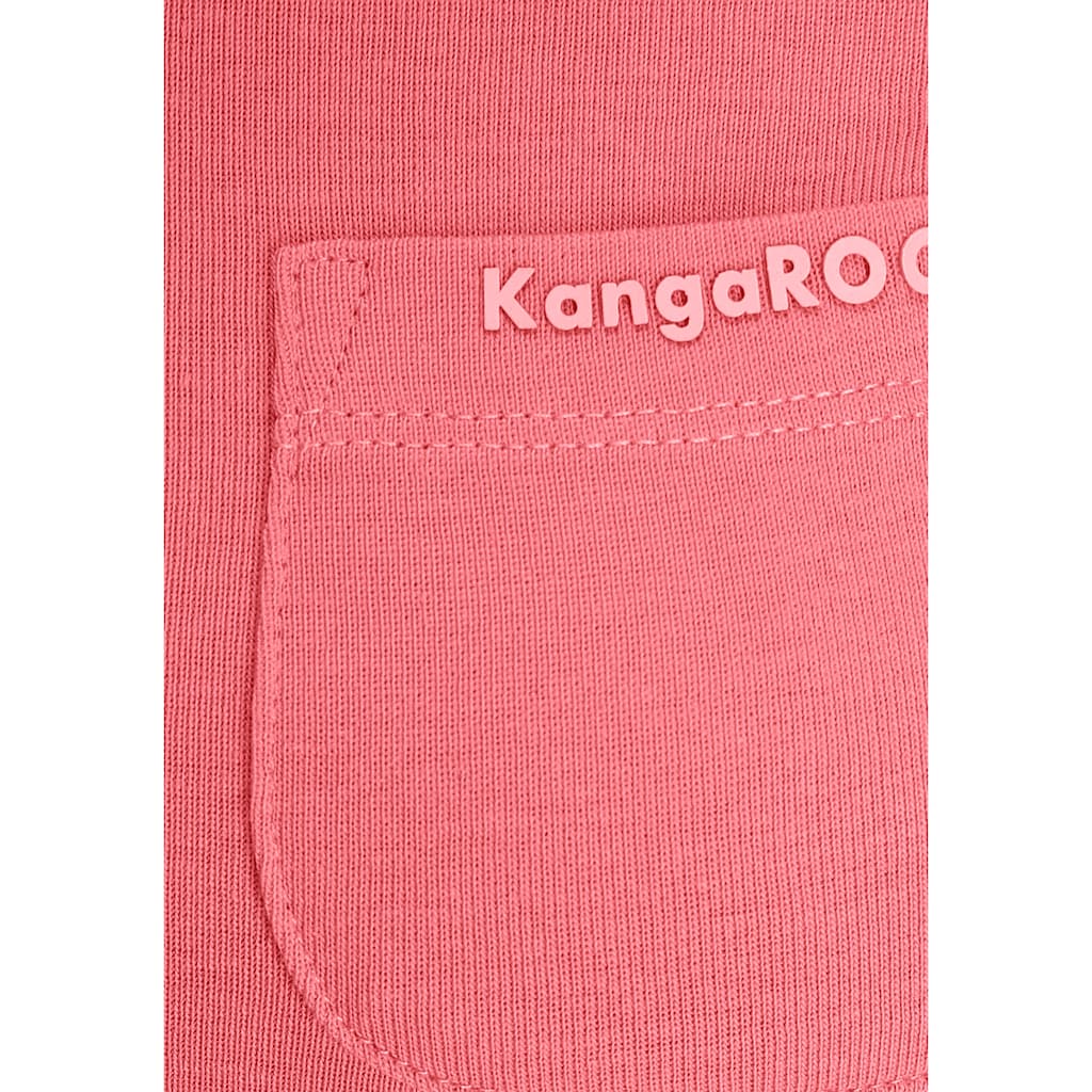 KangaROOS V-Shirt, (Spar-Set, 2er-Pack), immer 1x mit + 1x ohne Brusttasche - NEUE KOLLEKTION