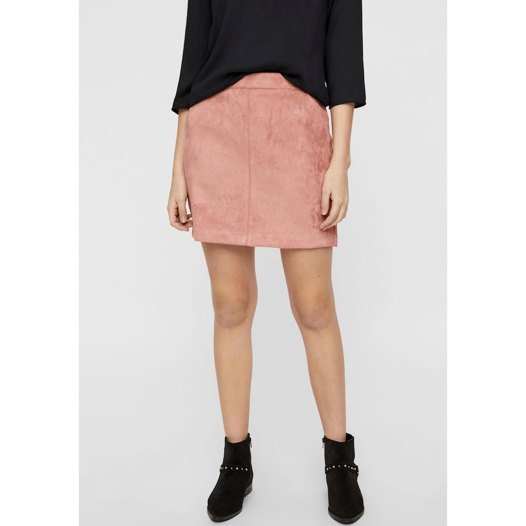 Vero Moda Lederimitatrock »VMDONNADINA FAUXSUEDE SHORT SKIRT«