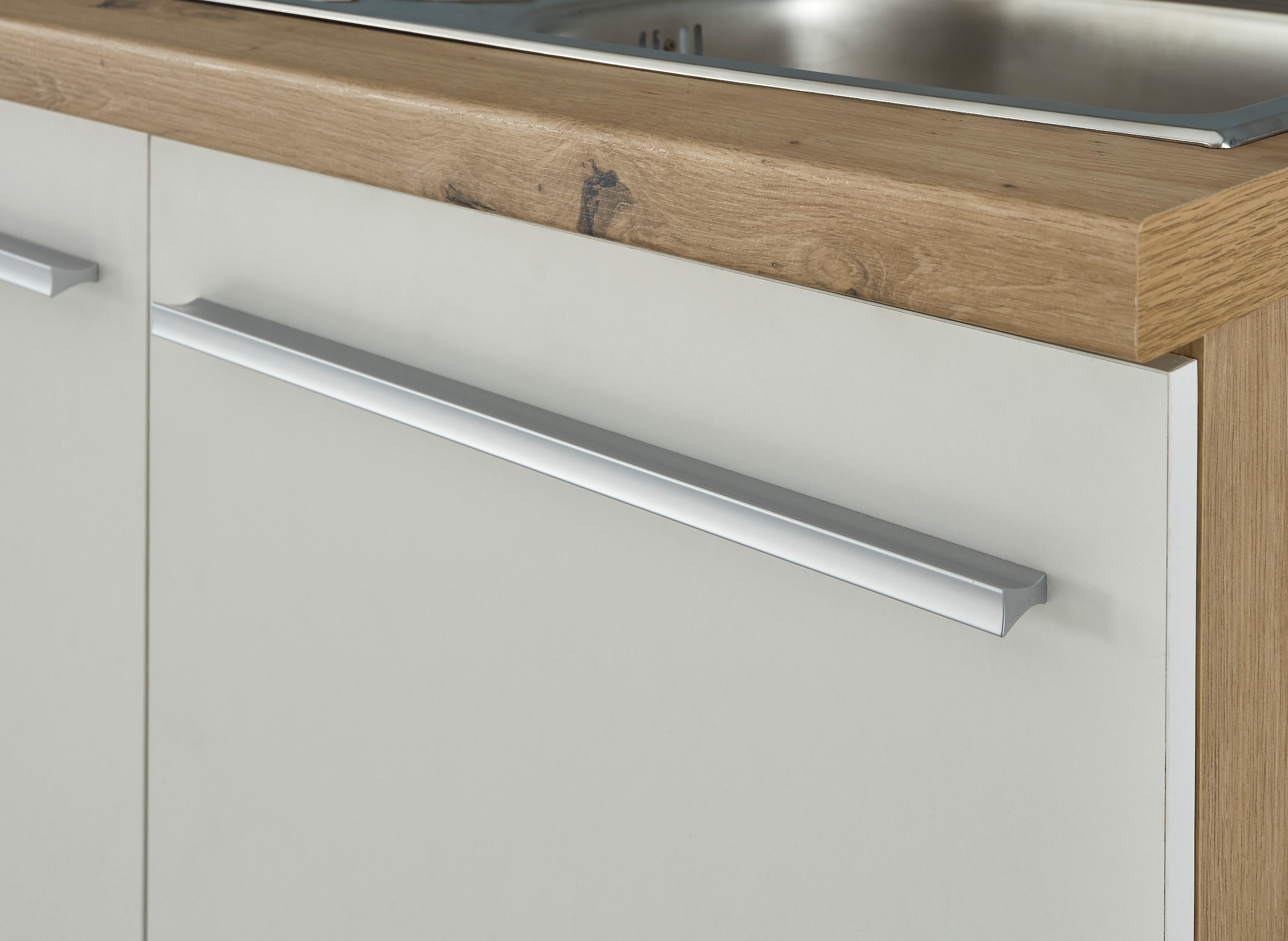 KOCHSTATION Küchenzeile »KS-Florida mit 38mm starker Arbeitsplatte« Breite 270 cm, wahlweise mit E-Geräten, Soft-Close-Funktion