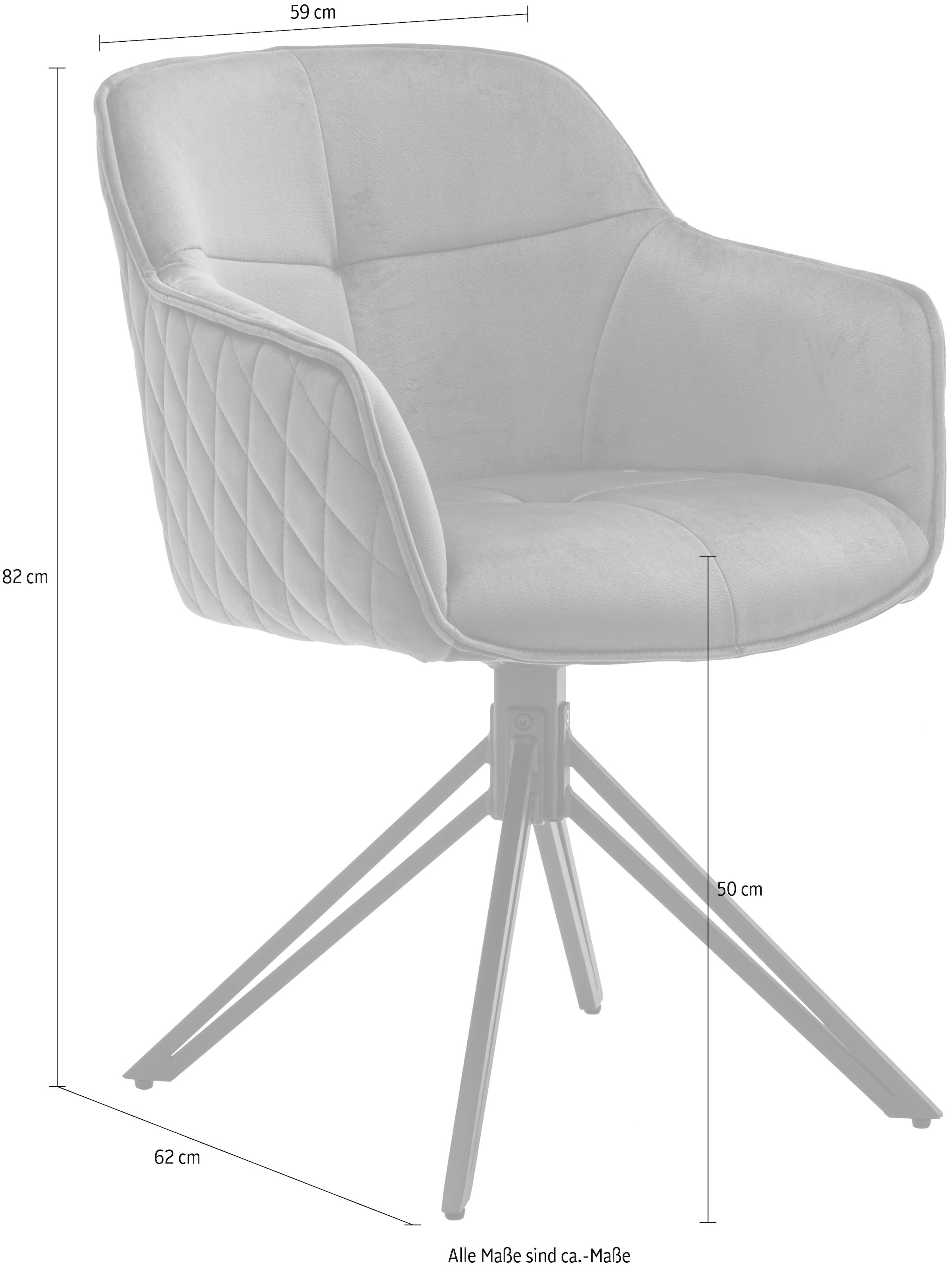 Stolkom Armlehnstuhl »Emma« (Packung) 1 Stk.180 grad drehbar mit Auto-Return