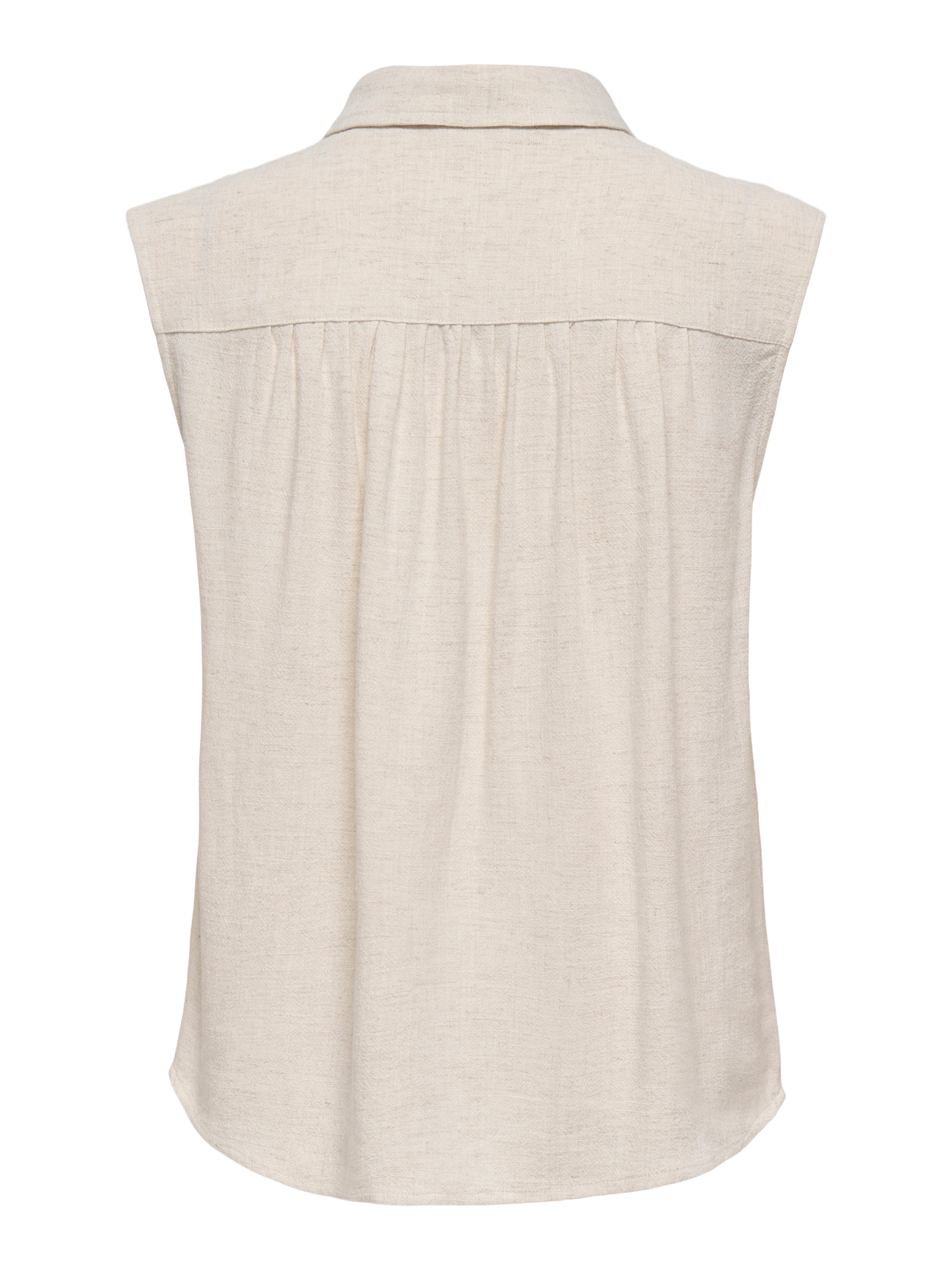 ONLY CARMAKOMA Blusentop »CARSIESTA S/L LINEN BL SHIRT PNT NOOS« Viskosemischung, regular fit, mit Leinen