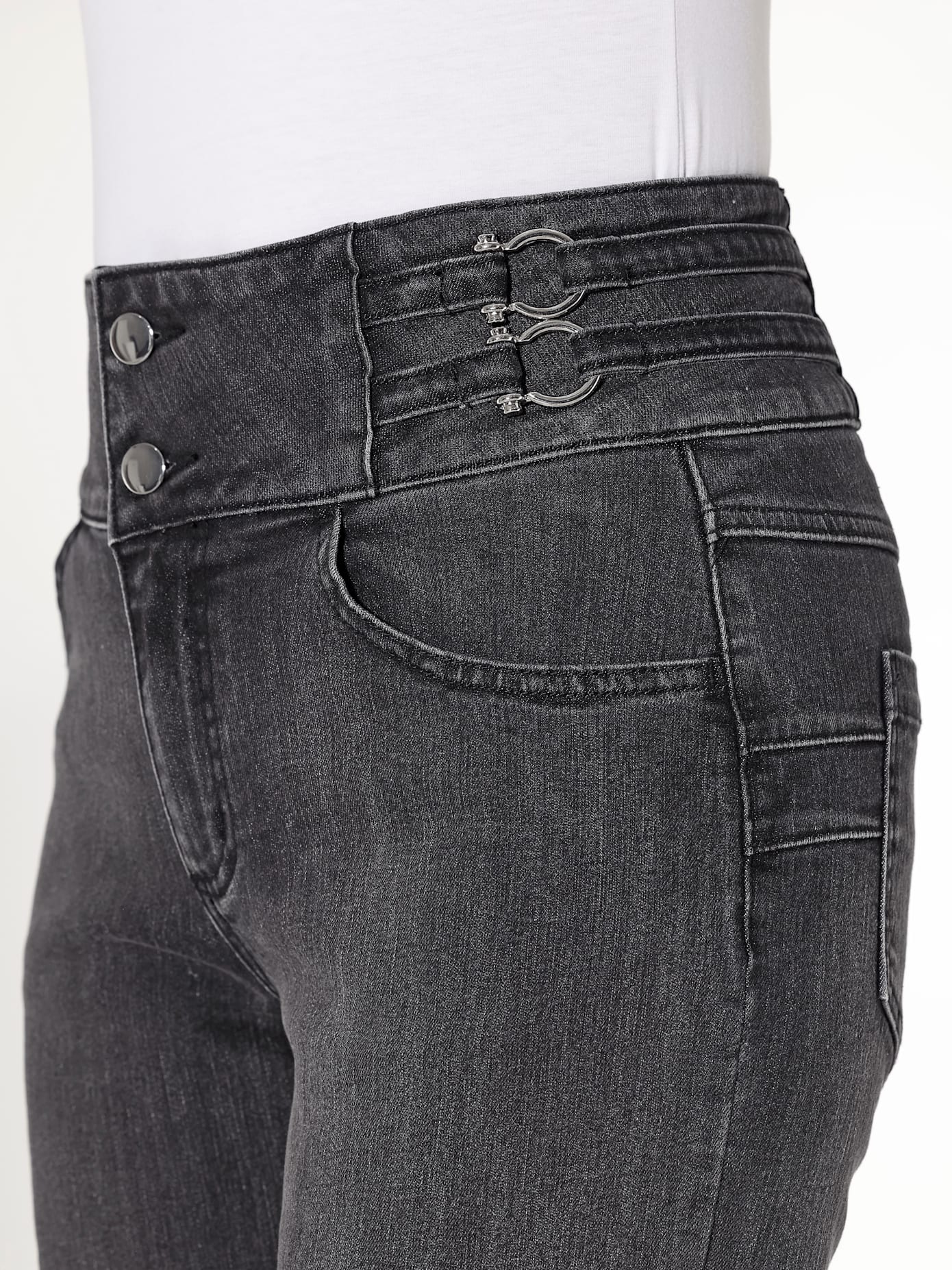 heine Bootcut-Jeans, (1 tlg.)