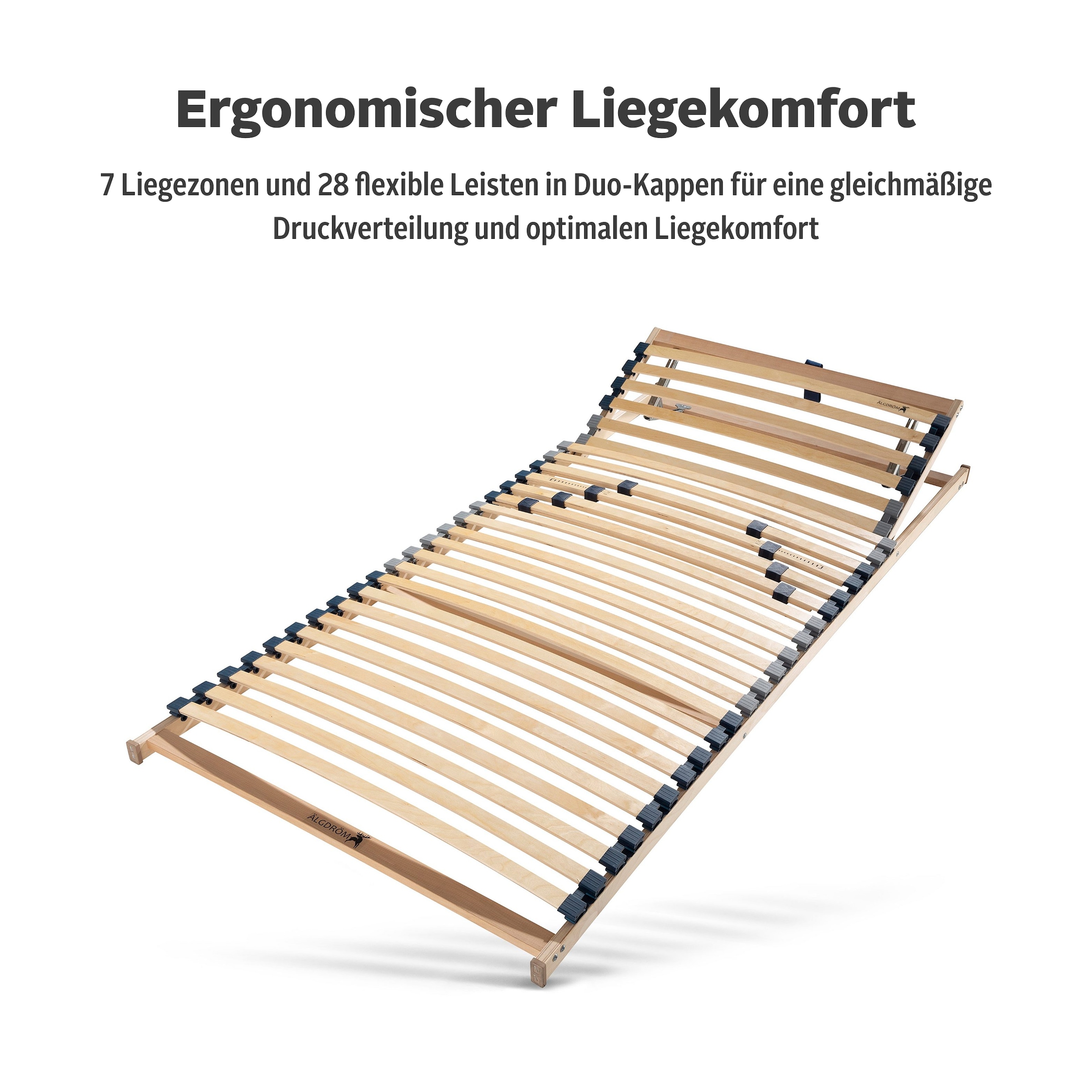 OTTO home Lattenrost »Randsfjord, 90x200, 140x200 cm und weiteren Größen« Lattenrost für alle Matratzen, langlebig, ergonomisch, 7-Zonen