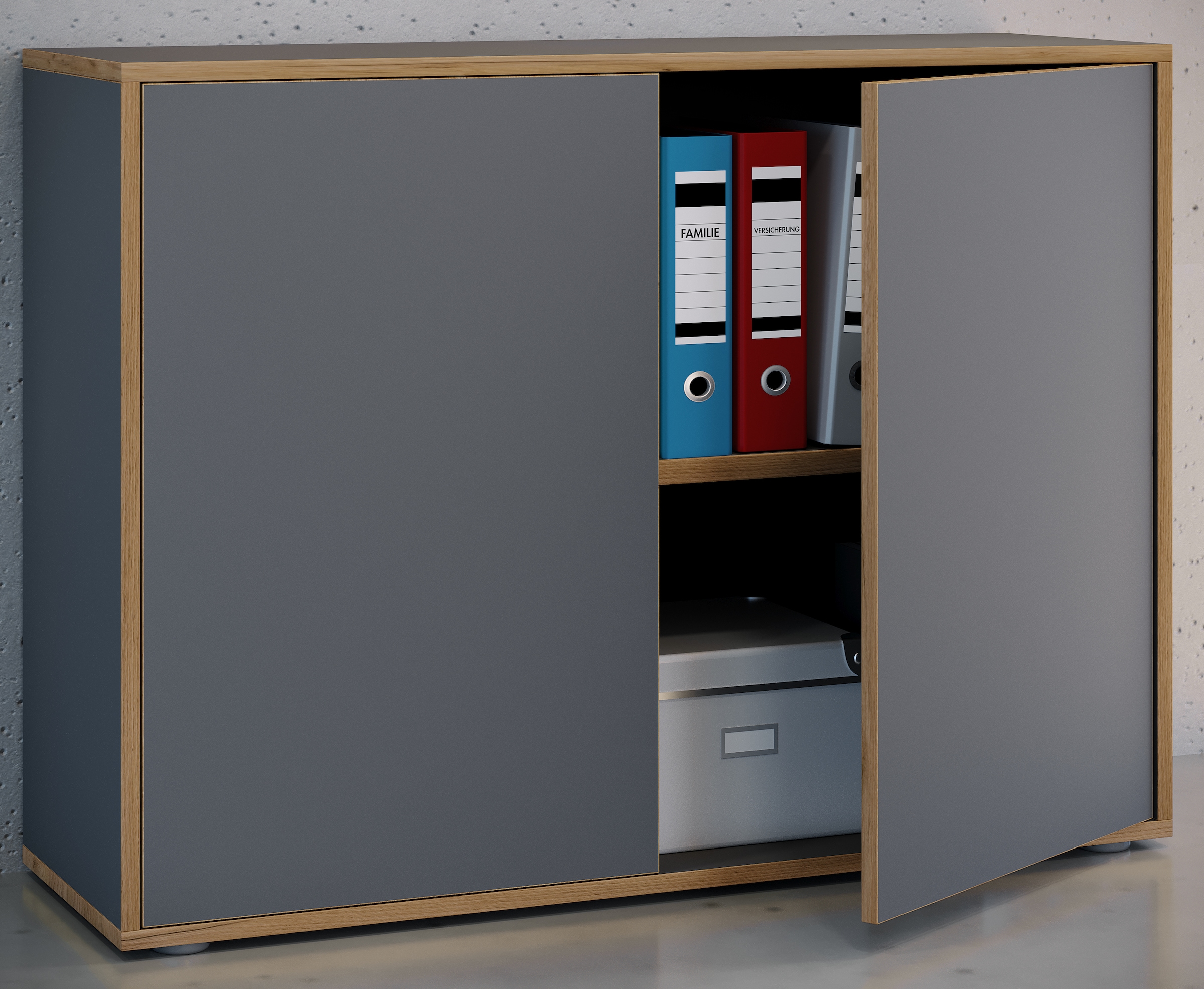 VCM Aktenschrank »Büroschrank Aktenschrank Sideboard Salia 2fach«