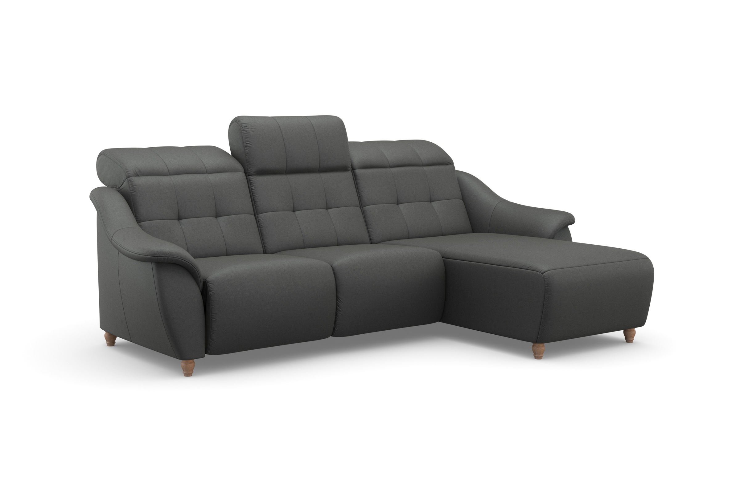 Home affaire Ecksofa »Boston L-Form«, (2 St.), Kopfteilverstellung an jeder Sitzfläche, wahlweise Relaxfunktion