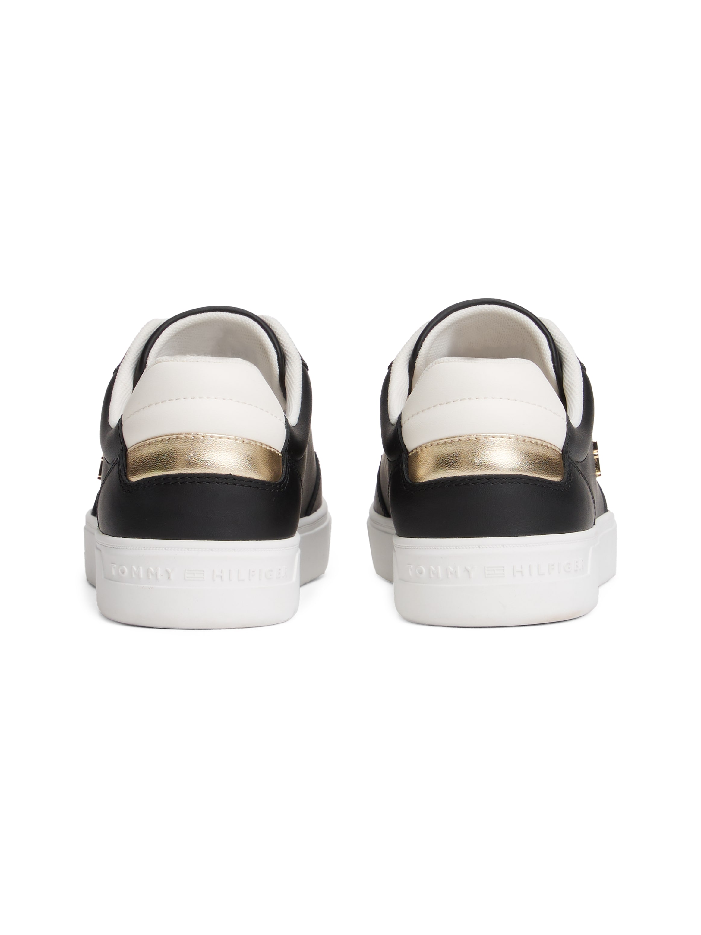 Tommy Hilfiger Plateausneaker »ESSENTIAL ELEVATED COURT SNEAKER«  , Freizeitschuh, Halbschuh, Schnürer mit Ziernähten und Kontrastbesatz