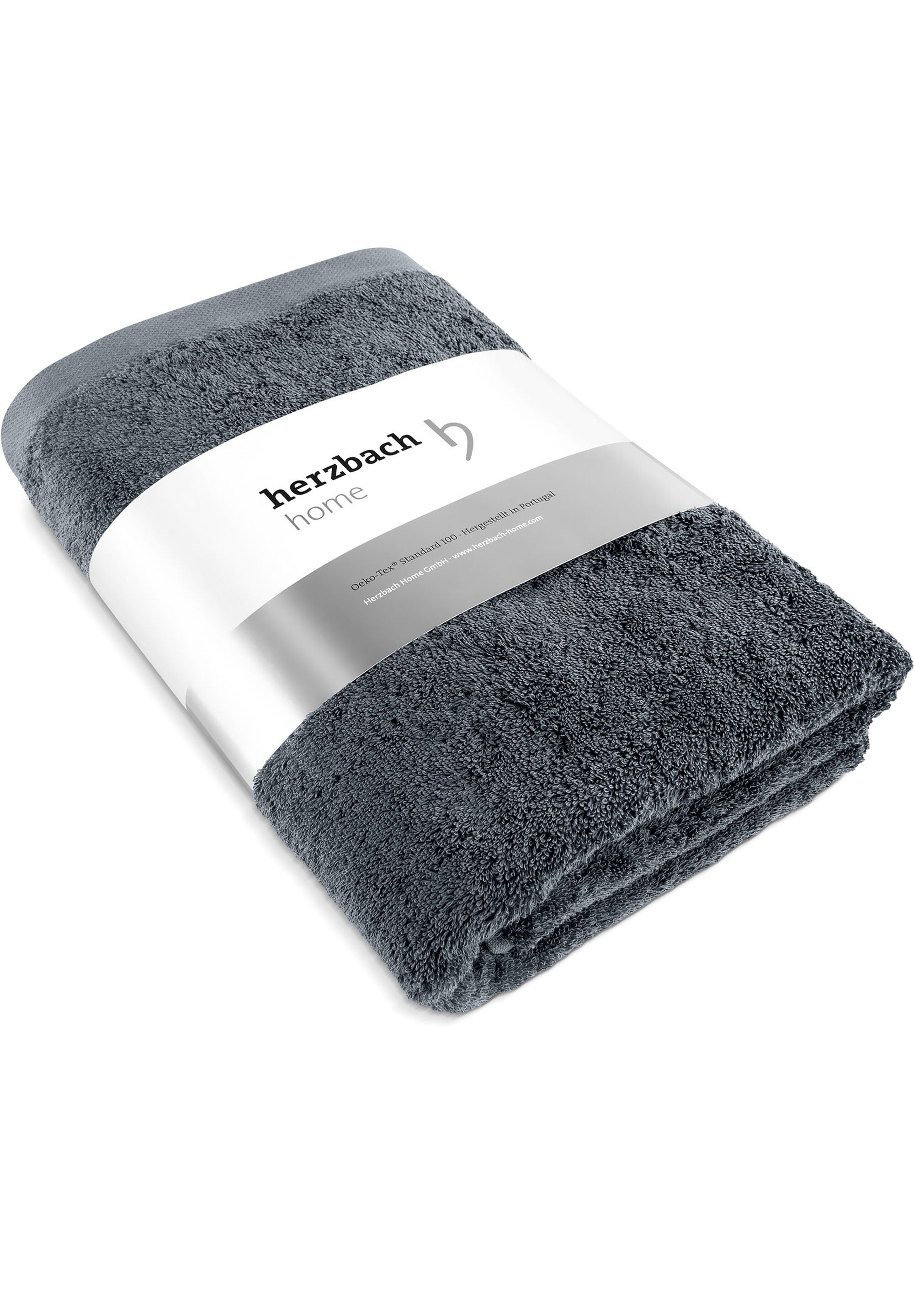 herzbach home Saunatuch »Pura« 550g/m², Premium-Qualität, 100% Baumwolle, einfarbig