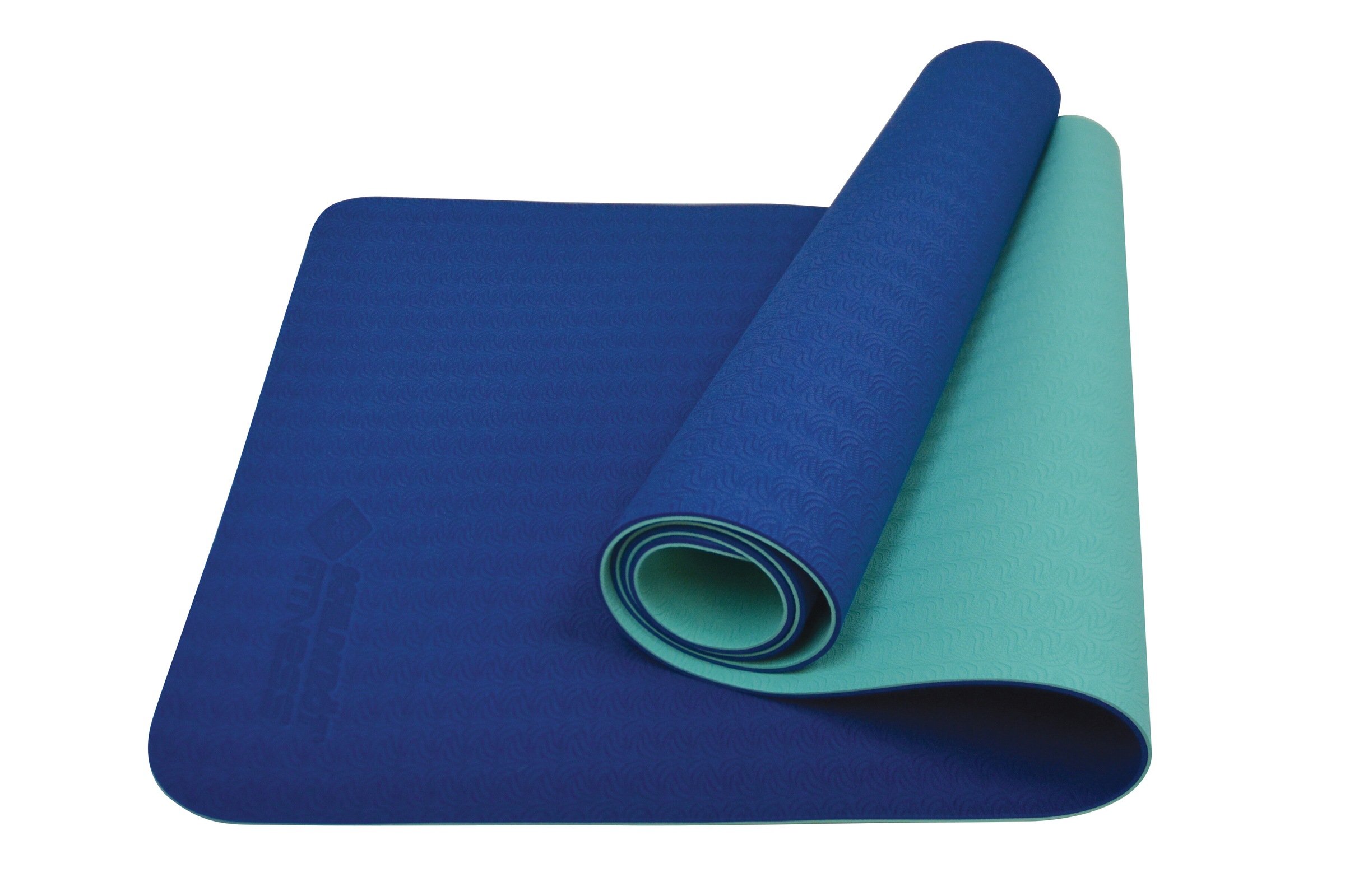 Schildkröt Yogamatte »Yogamatte 4mm BICOLOR - Navy/Mint« Inkl. Tasche mit Kordelzug / PVC frei