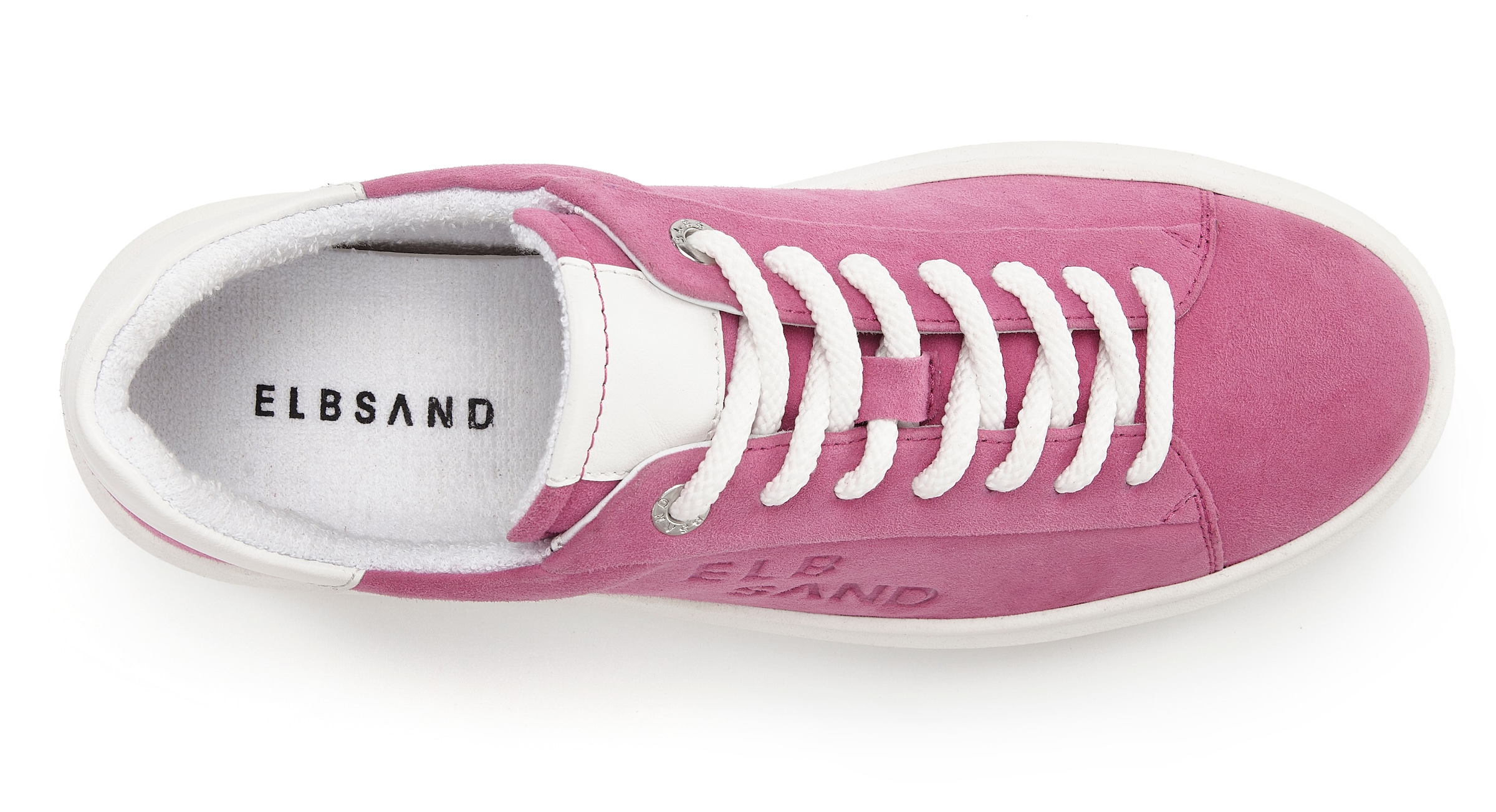 Elbsand Sneaker »Schnürschuh«, Schnürhalbschuh,Freizeitschuh aus Leder mit modischer Plateausohle