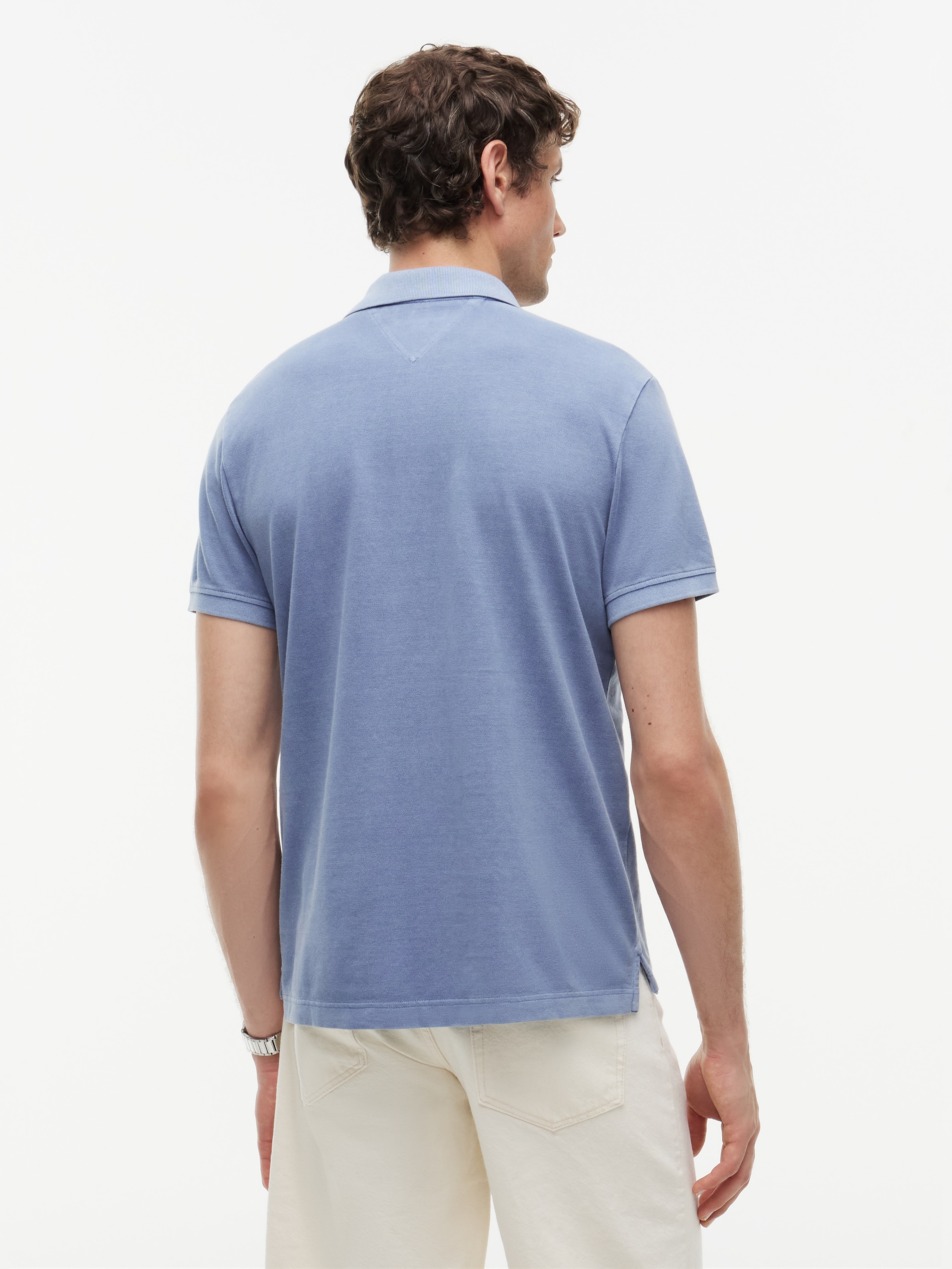 Tommy Hilfiger Poloshirt »GARMENT DYE REG POLO« leicht gewaschene Optik