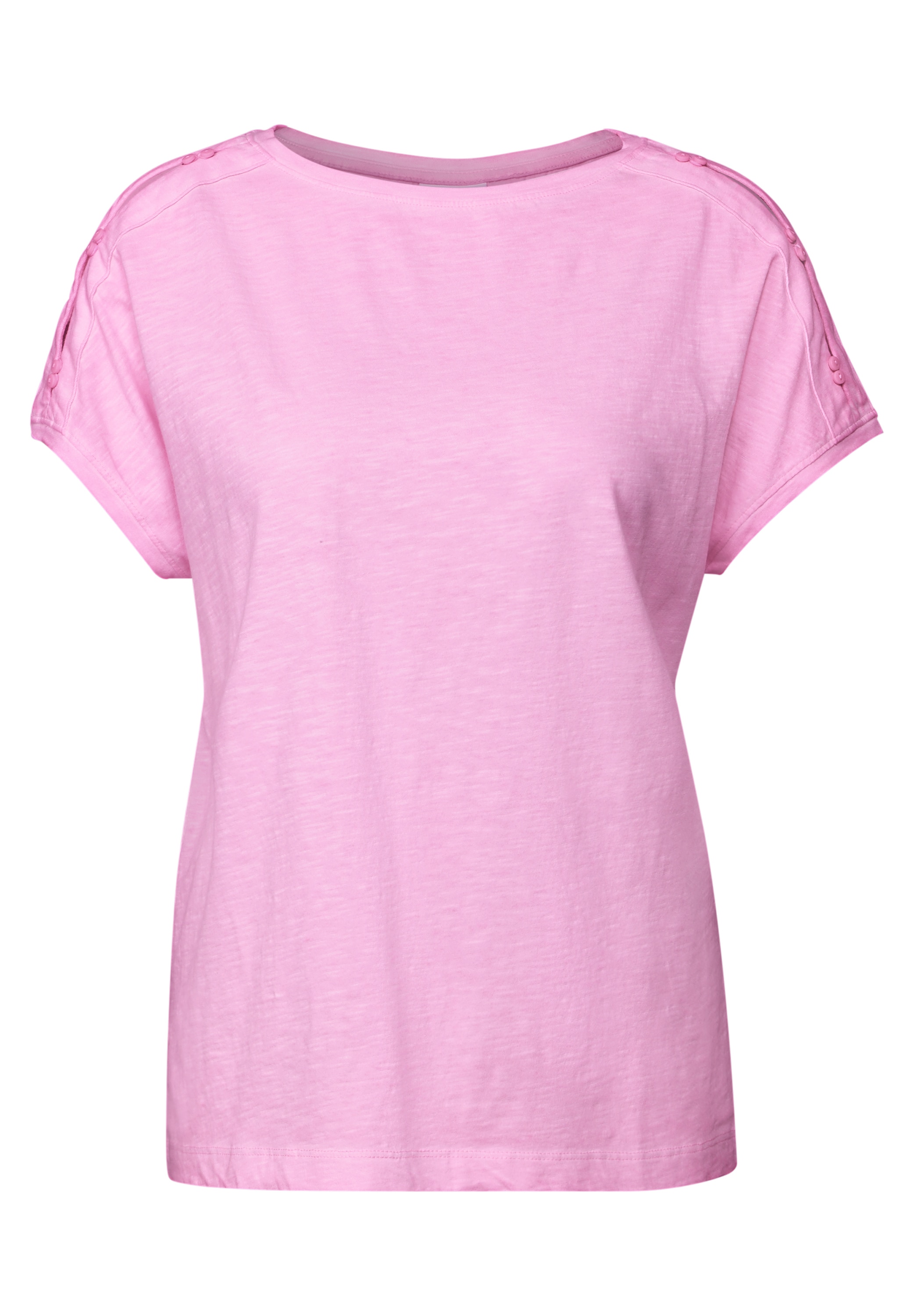 Cecil T-Shirt, mit Knopfdetail