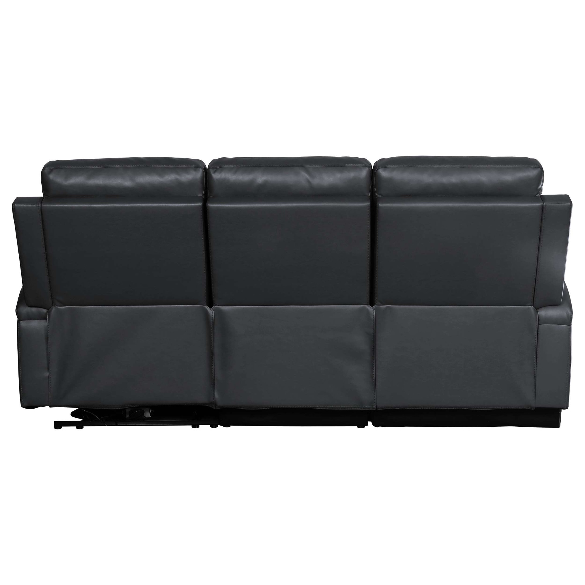 OTTO home Ecksofa »NAPORI Kunstleder, L-Form, 210cm, man./elektr. Relaxfunktion« USB-A bei elektr. Variante, Staukasten, Seitentaschen u. Federkern