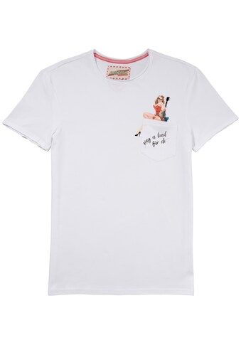 Andreas Gabalier Kollektion Trachtenshirt, mit coolem Pin-Up Motiv kaufen