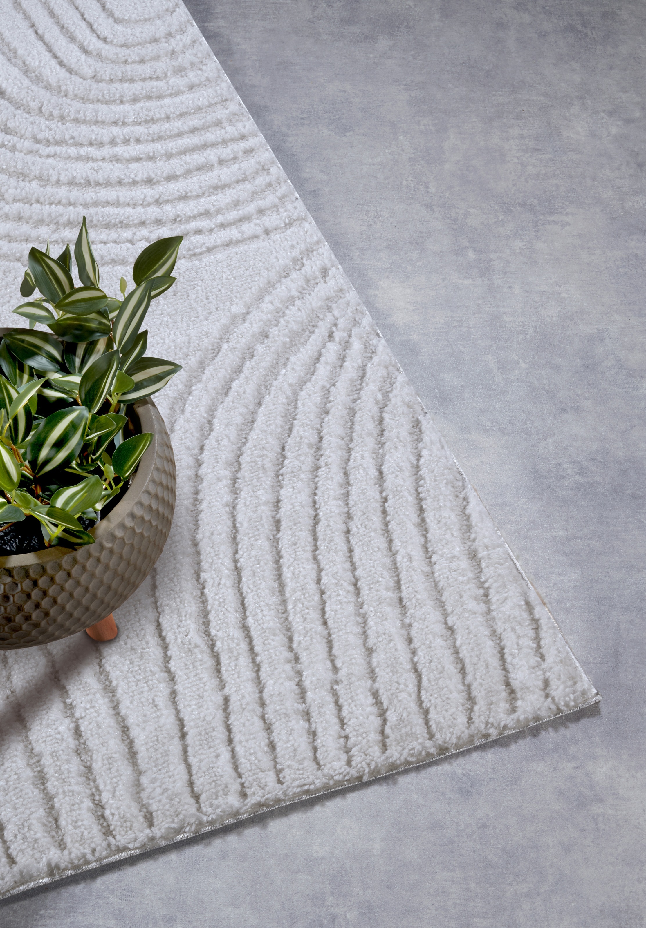 ELLE DECORATION Designteppich »Pigment«, rechteckig, 18 mm Höhe, Hochflor, Shaggy, Läufer, weich, Langflor, modern, Hoch Tief Effekt