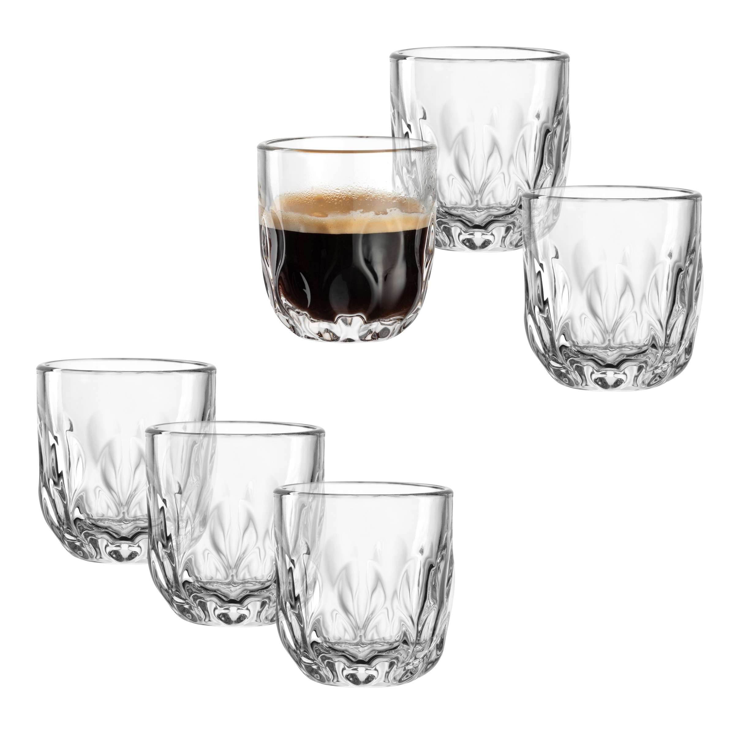 Leonardo Espressogläser (3) Gocce 60 ml 6er Set