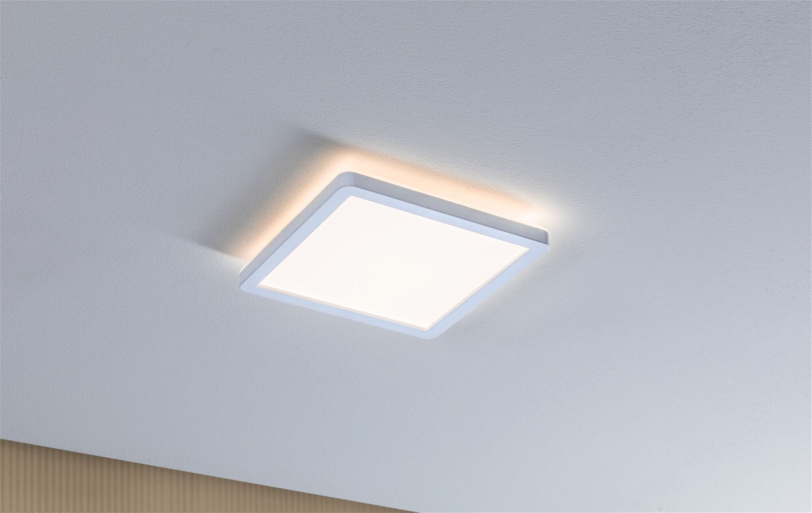 Paulmann LED Panel »Atria Shine IP44 eckig 190x190mm 11,2W 900lm 3000K«, 1 flammig, Backlight