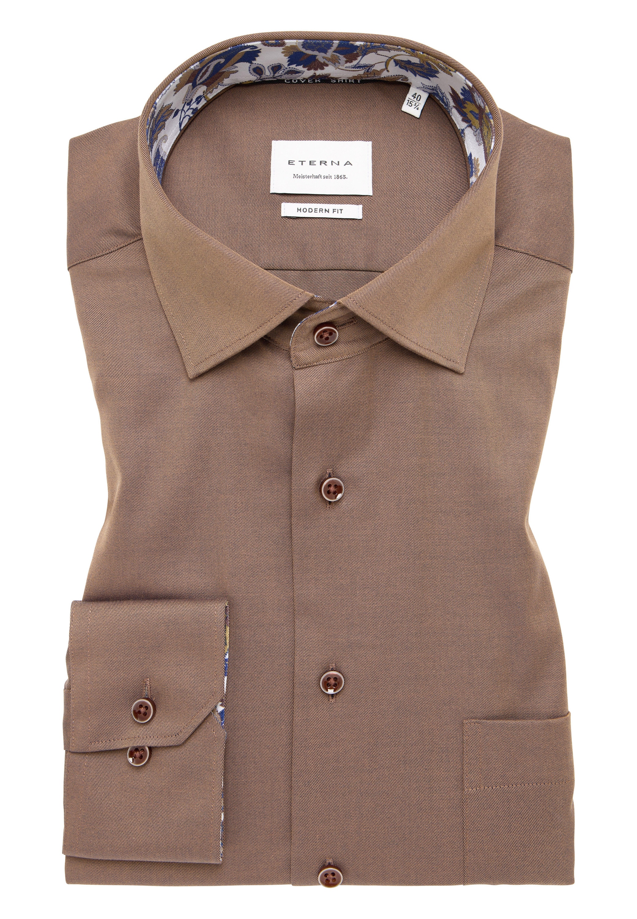 Eterna Langarmhemd »MODERN FIT« NON IRON (bügelfrei)