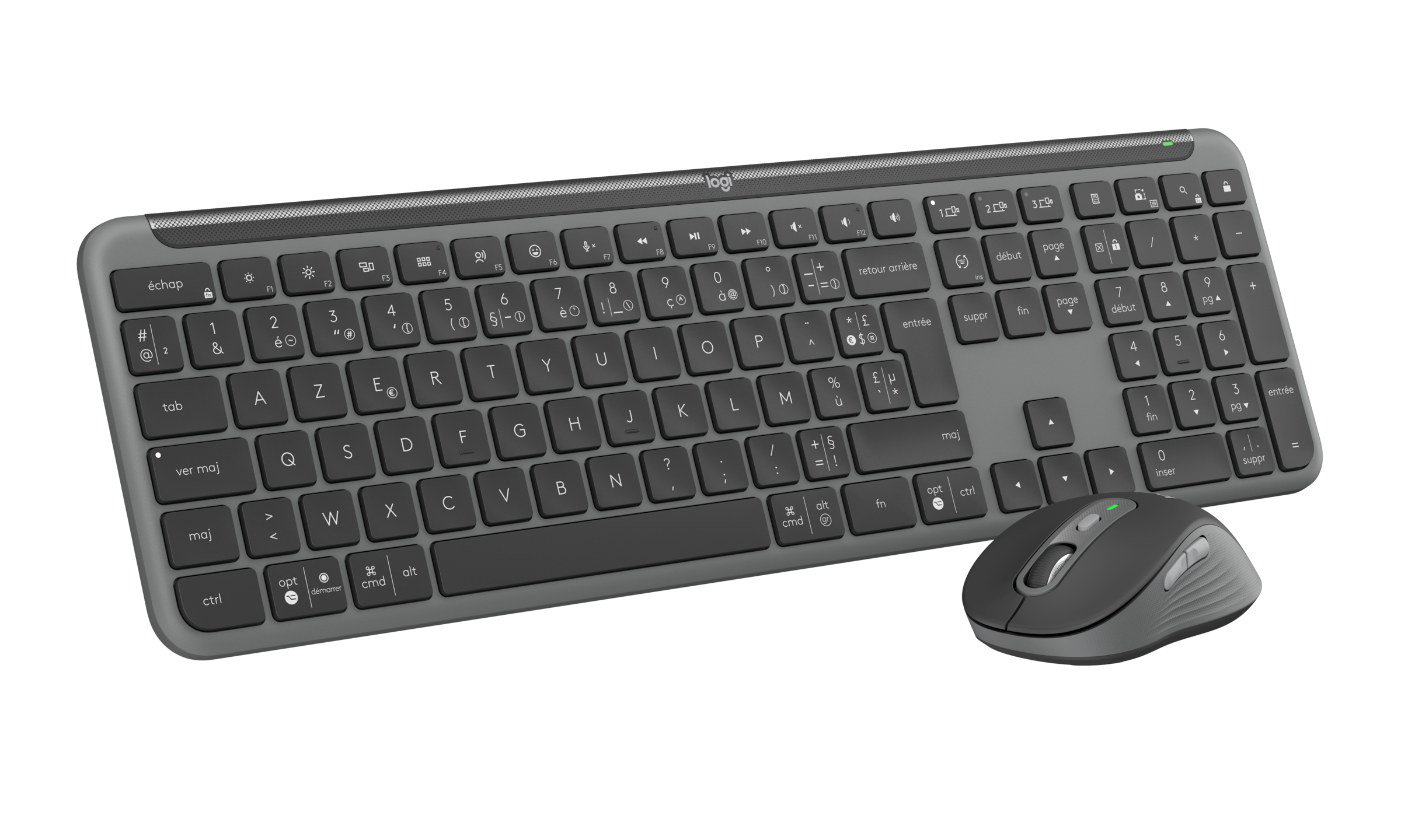 Logitech Tastatur »Signature Slim Combo MK950 for Business - GRAPHITE - DEU«, Kabellose