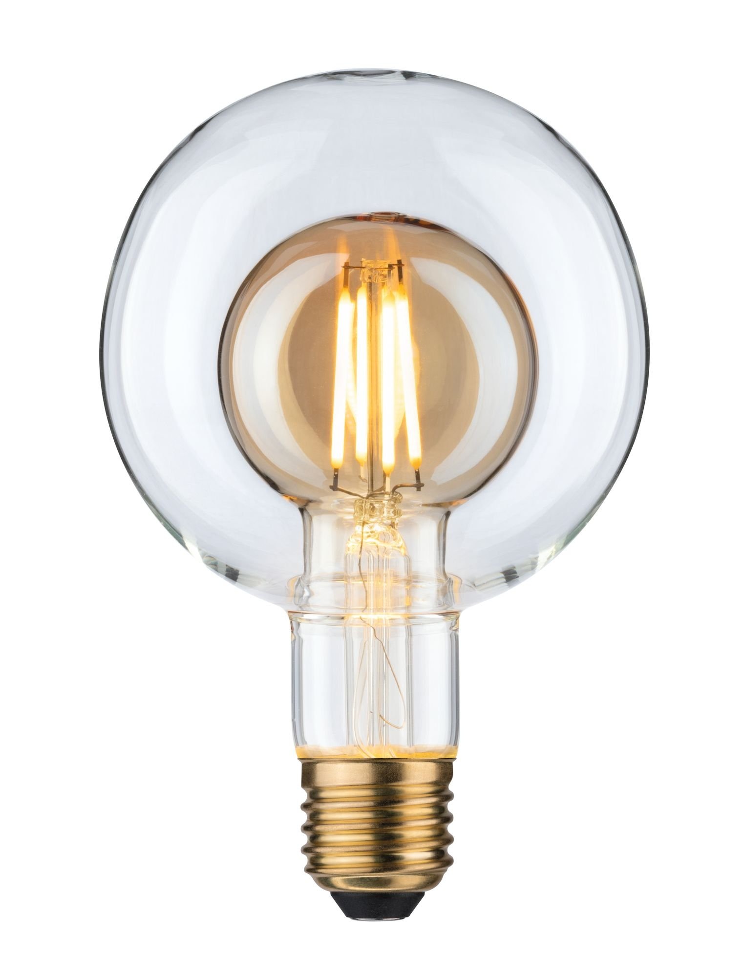 Paulmann LED-Leuchtmittel »G95 Inner Shape 400lm gold 4W 2700K 230V«, 1 St., Warmweiß