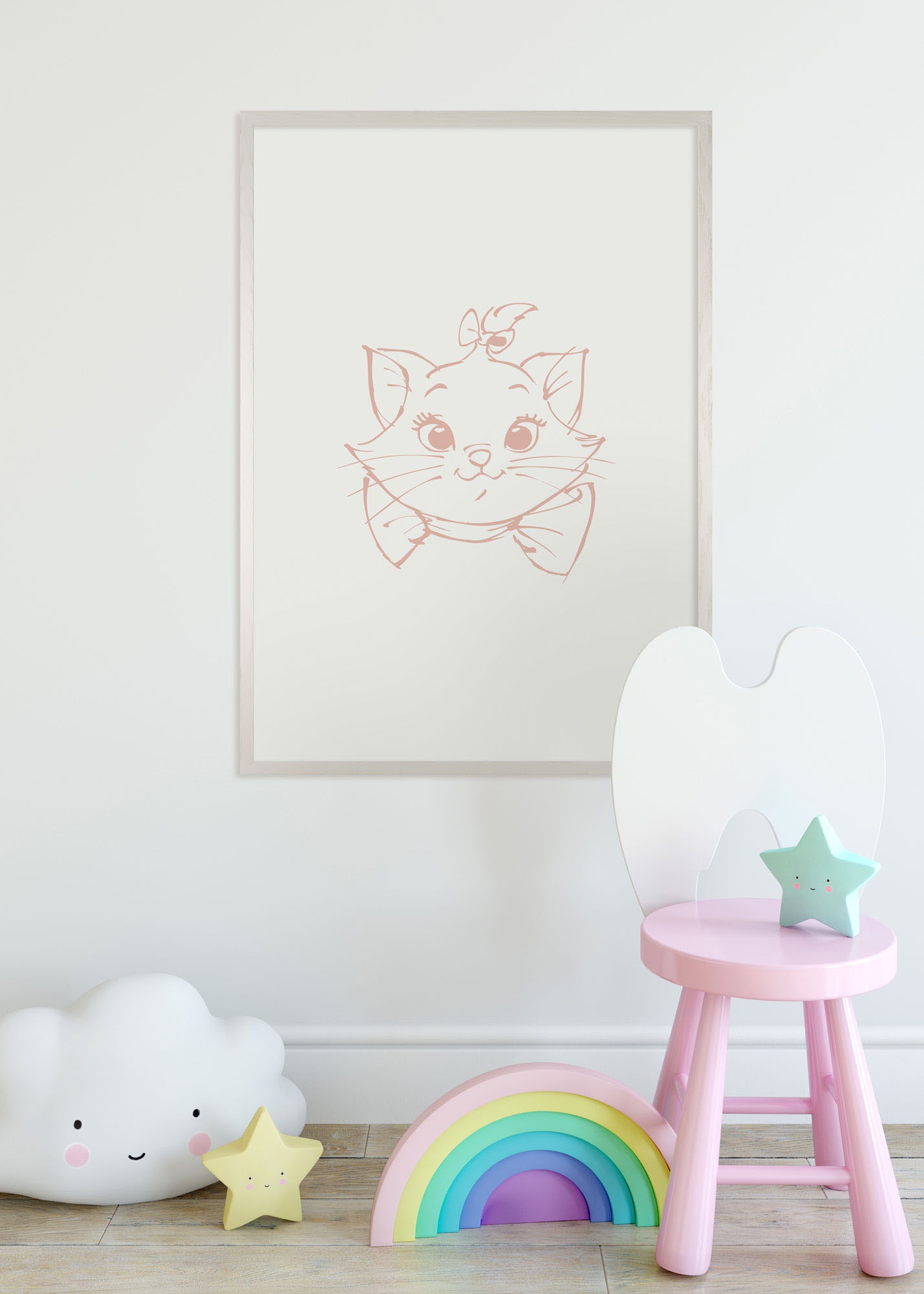 Komar Wandbild »Majestic Marie«, (1 St.), Deutsches Premium-Poster Fotopapier mit seidenmatter Oberfläche und hoher Lichtbeständigkeit. Für fotorealistische Drucke mit gestochen scharfen Details und hervorragender Farbbrillanz.