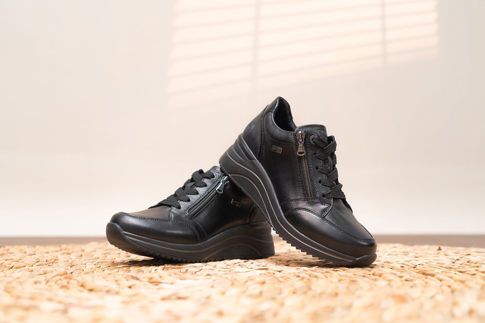 Remonte Keilsneaker, Freizeitschuh, Halbschuh, Schnürschuh mit Rieker TEX-Membran