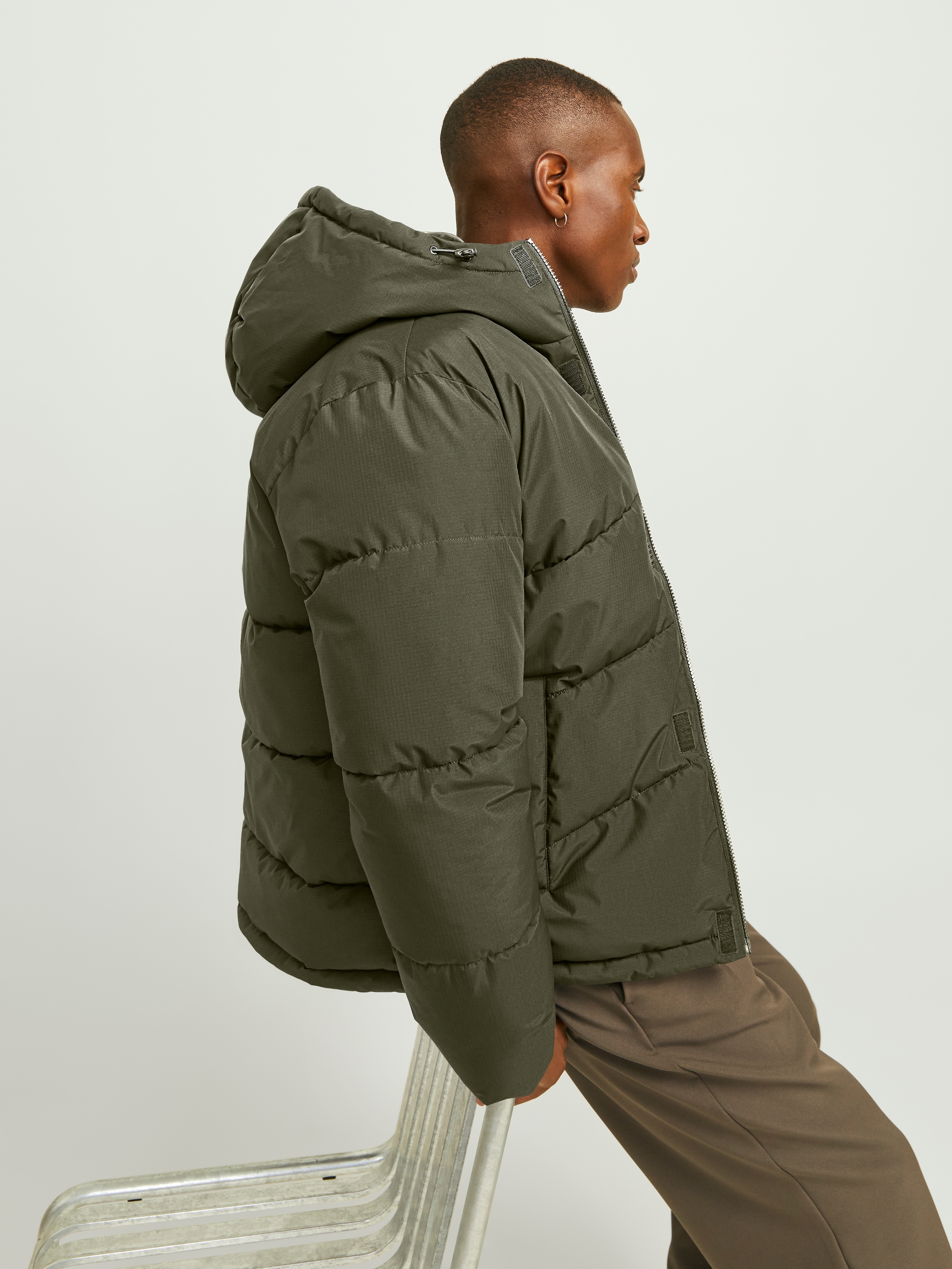 Jack & Jones Steppjacke »JJWORLD PUFFER JACKET«, mit Kapuze